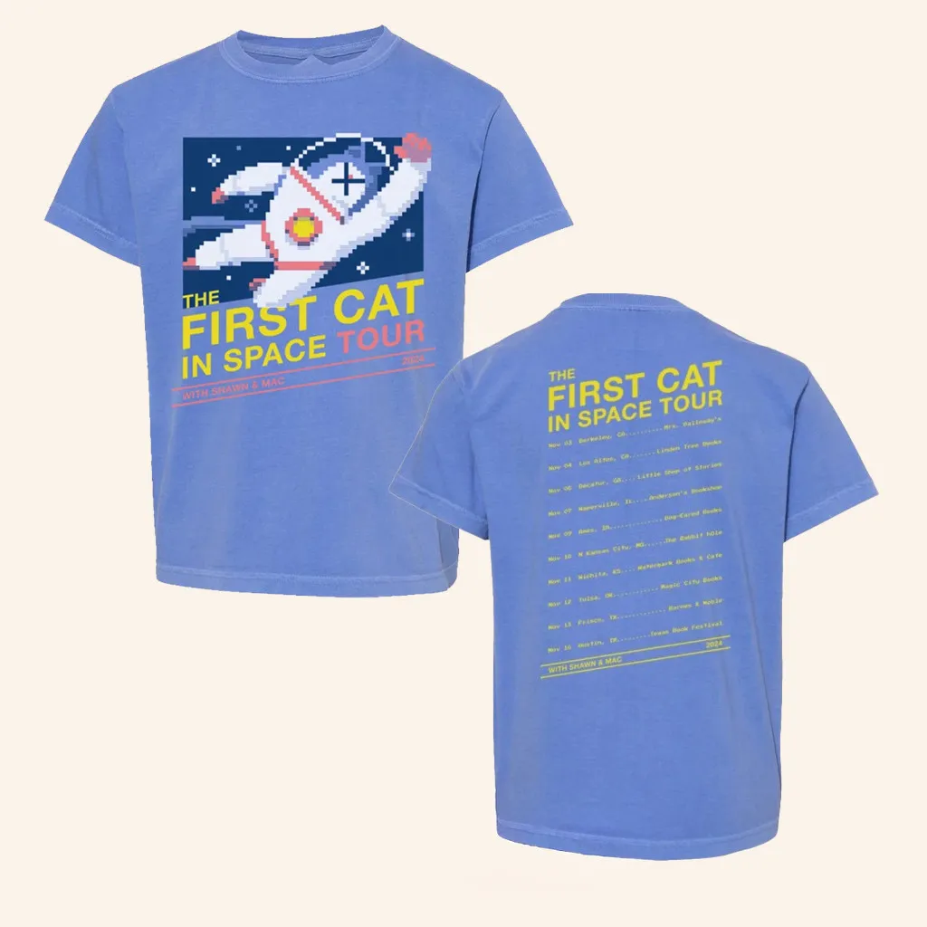 The First Cat In Space Merch Tour TShirt Unique Christmas Gifts For Him