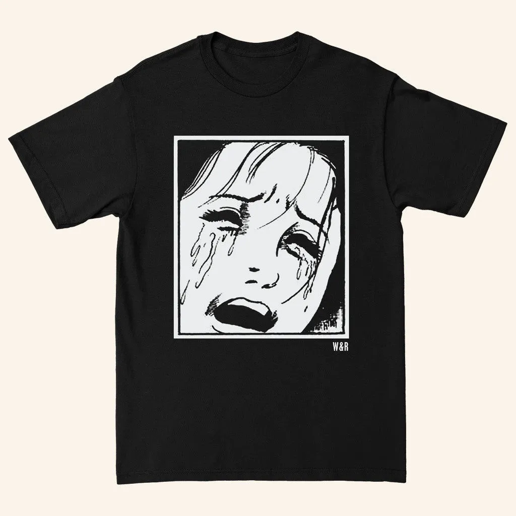 The Flenser Merch Wreck And Reference Crying Black TShirt Gifts For Besties