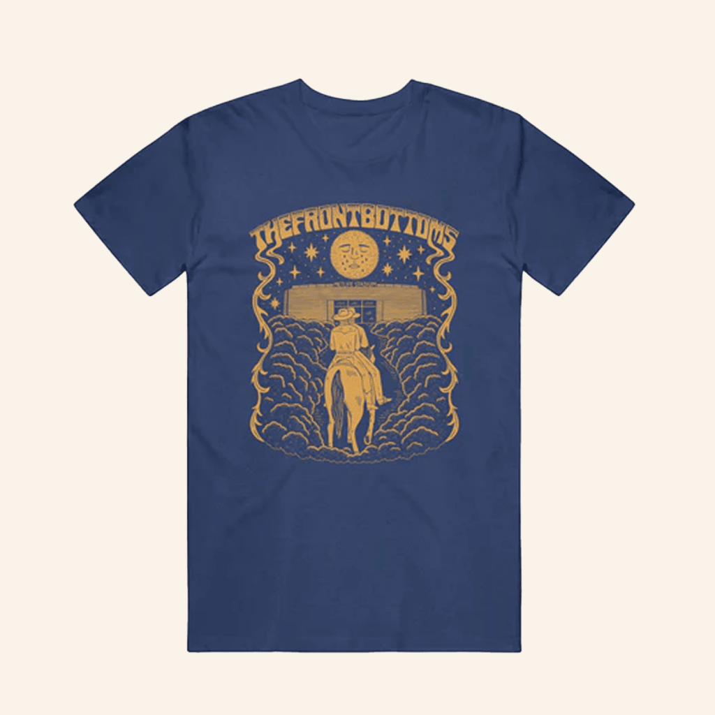 The Front Bottoms Merch Cowboy Navy TShirt Gifts For Besties