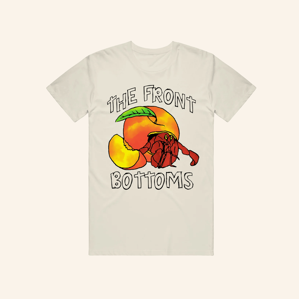 The Front Bottoms Merch Hermit Peach Natural TShirt Gifts For Besties