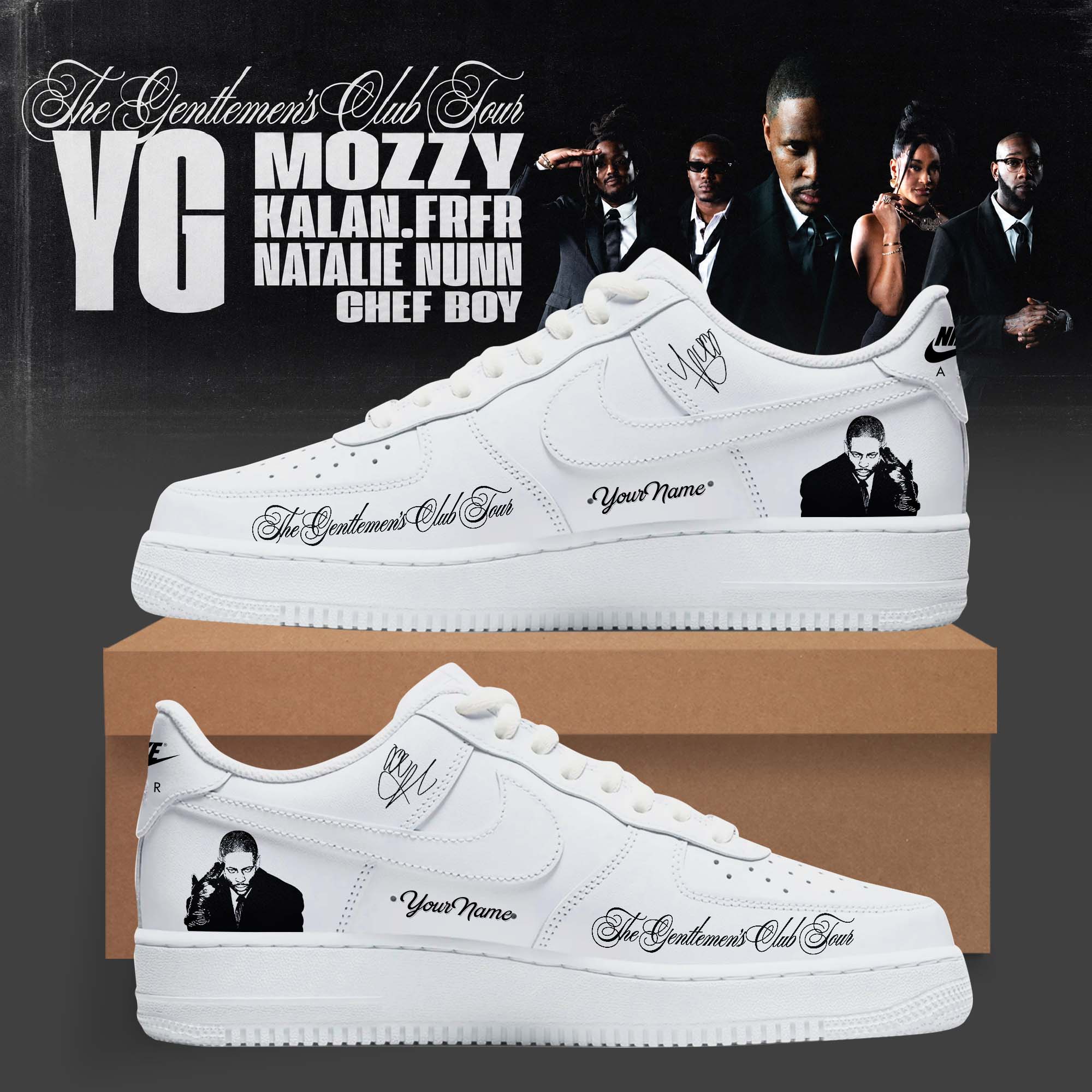 The Gentlemens Club Tour 2026 Edition Air Jordan One Sneakers Classic Edition