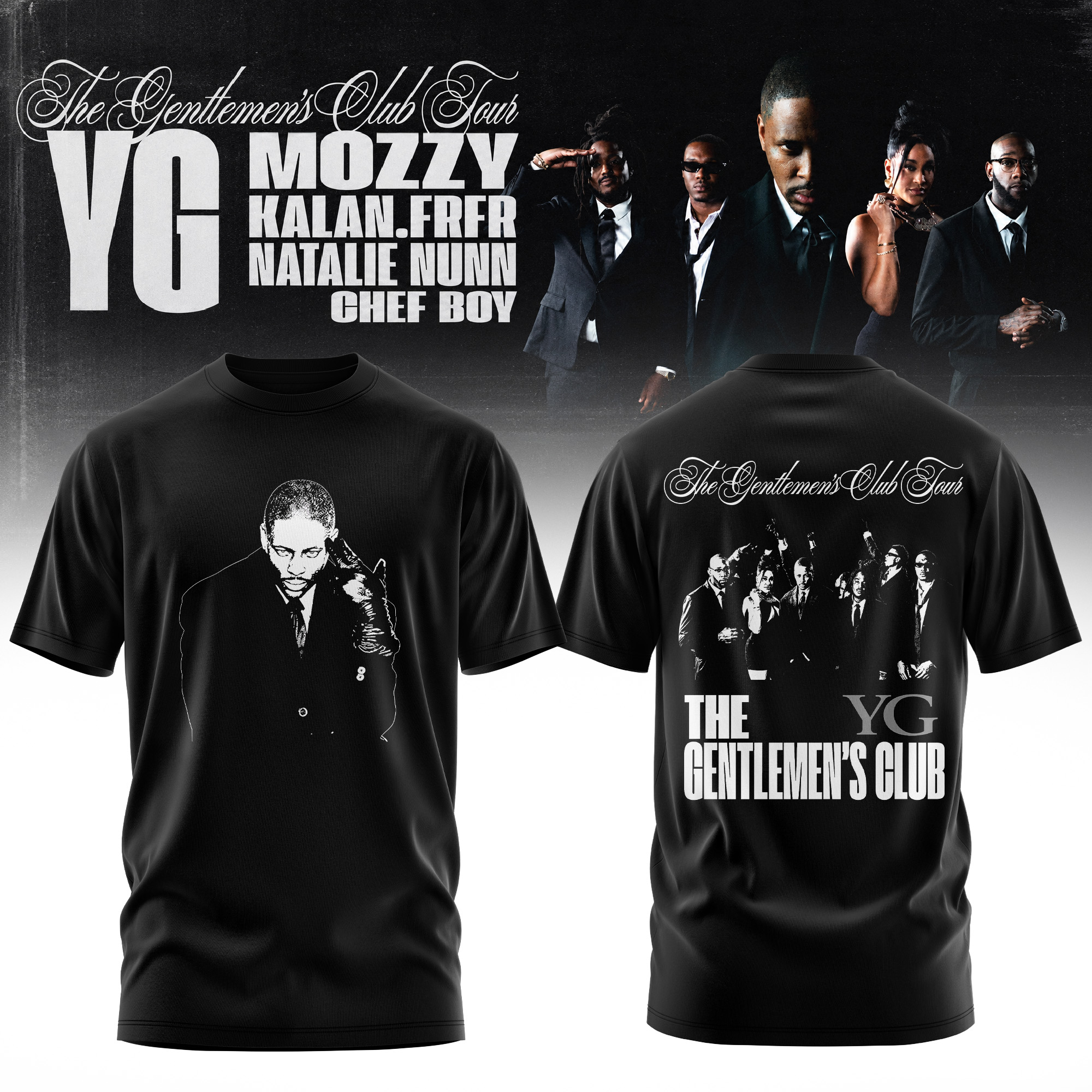 The Gentlemens Club Tour 2026 Edition Graphic T Shirt Signature Edition