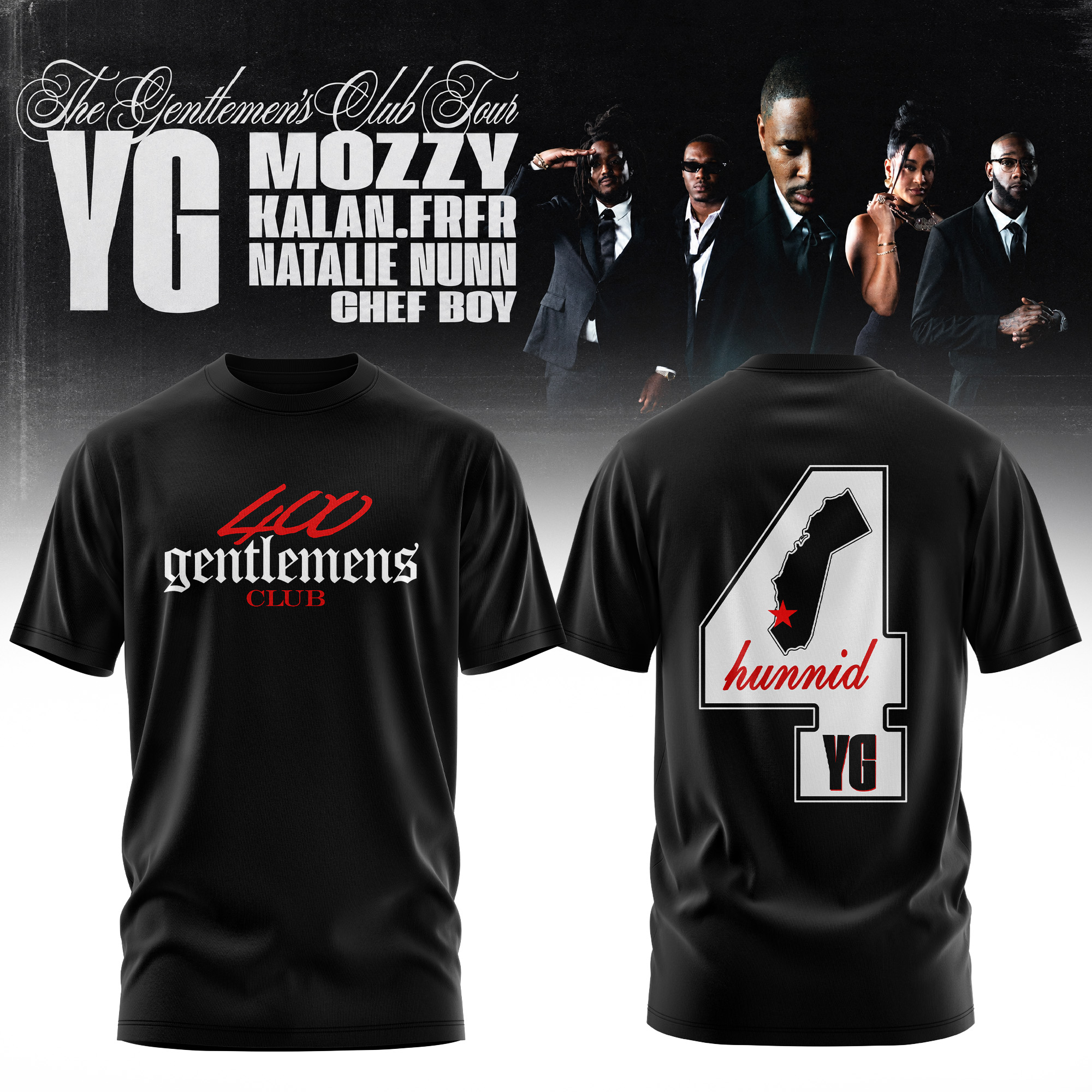 The Gentlemens Club Tour 2026 Edition Graphic T Shirt Tour Edition