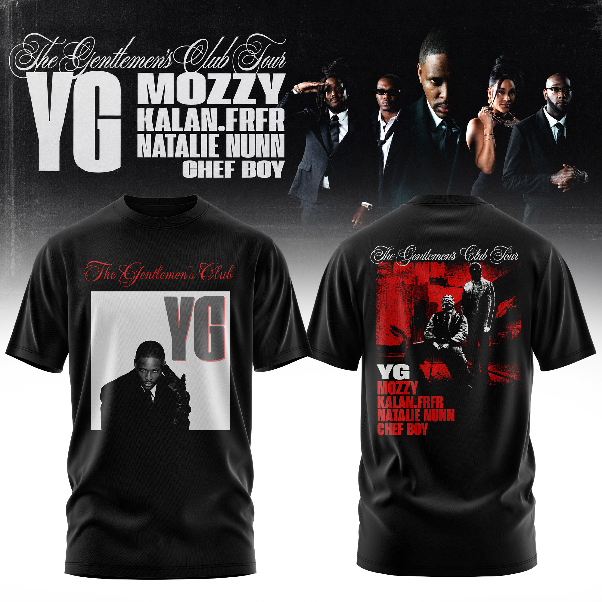 The Gentlemens Club Tour 2026 Edition Graphic T Shirt Vintage Edition