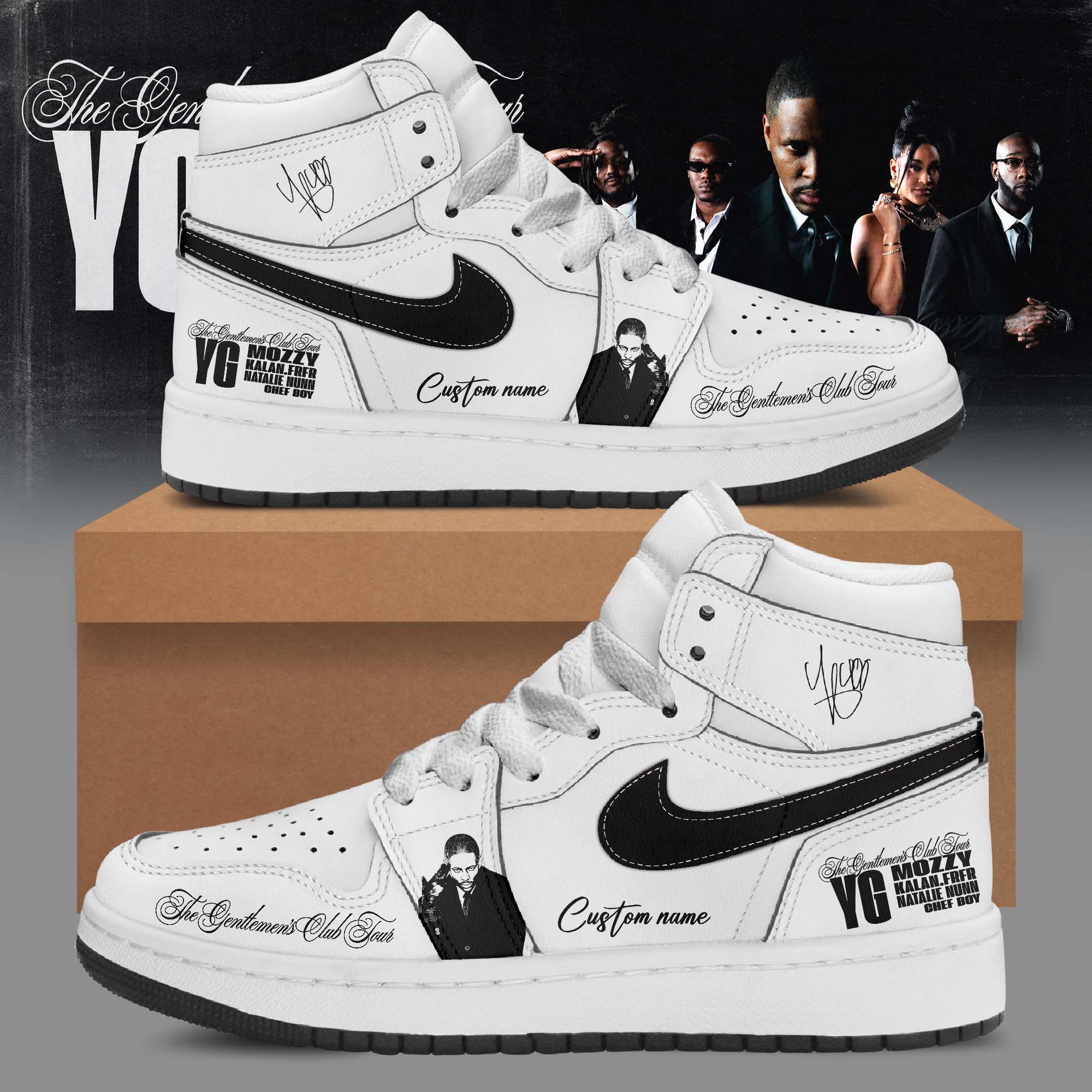 The Gentlemens Club Tour 2026 Edition High Top Sneakers Classic Edition