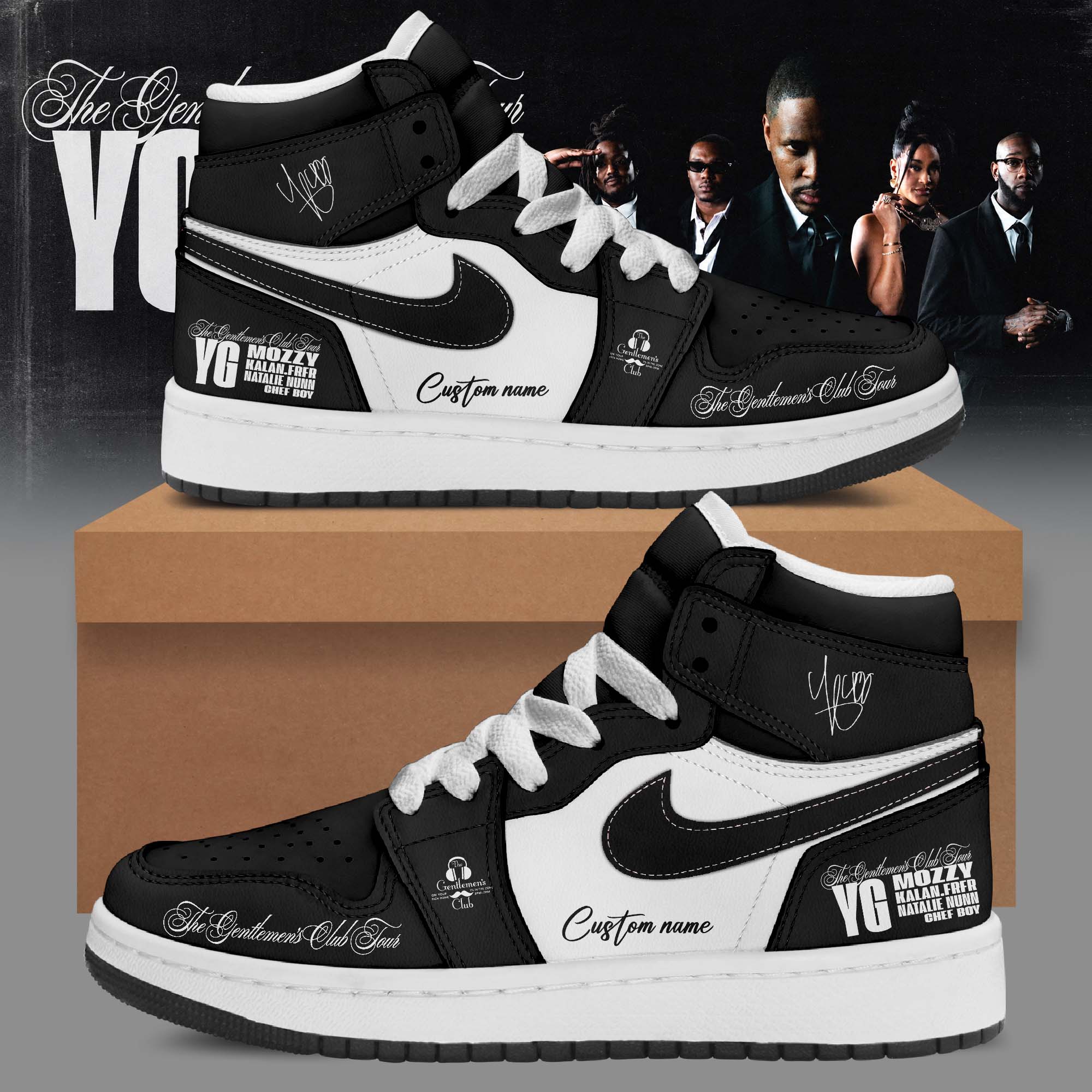 The Gentlemens Club Tour 2026 Edition High Top Sneakers Signature Edition