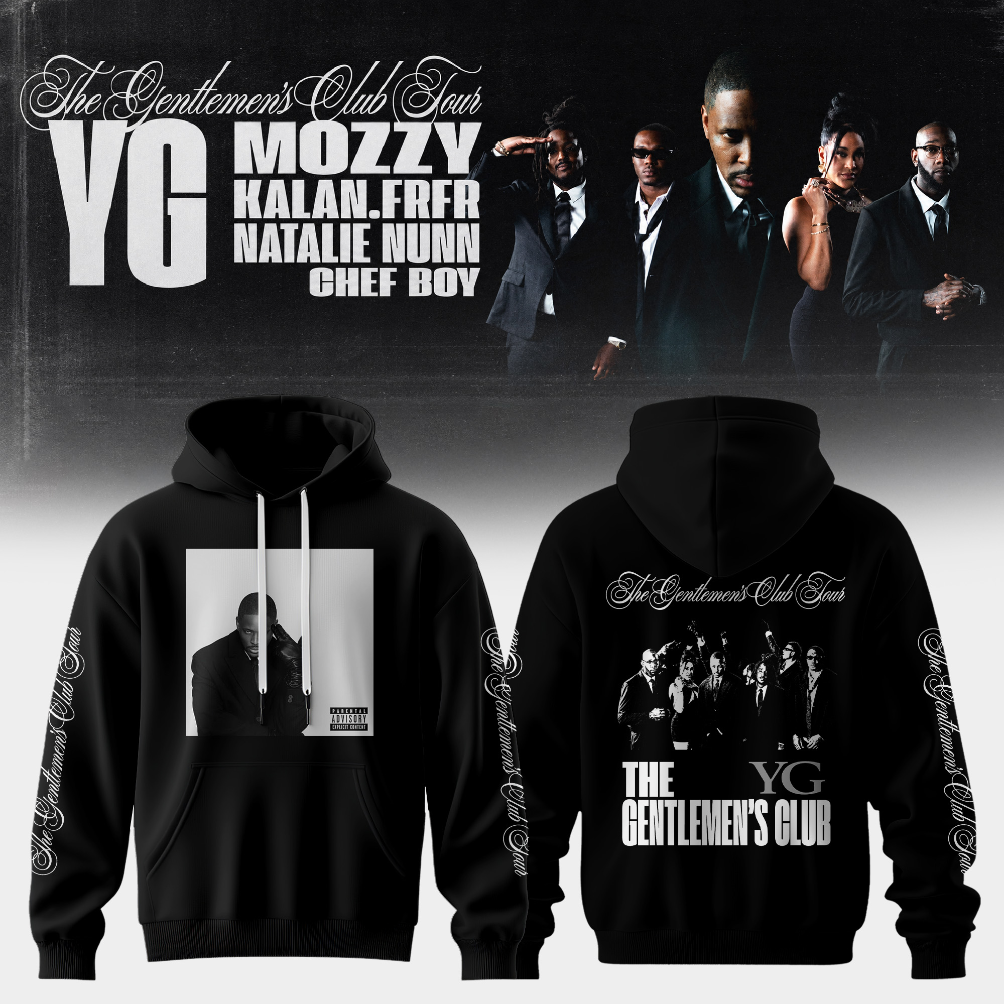 The Gentlemens Club Tour 2026 Edition Pullover Hoodie Classic Edition