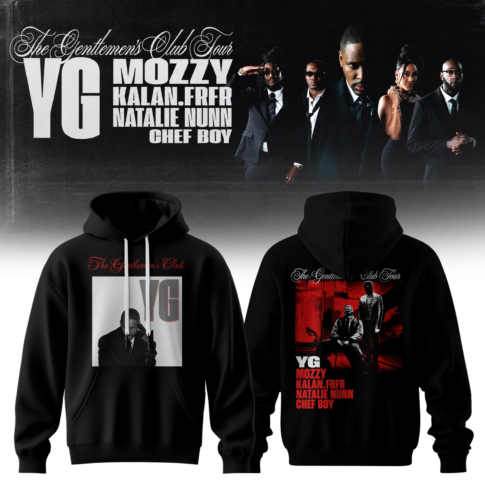 The Gentlemens Club Tour 2026 Edition Pullover Hoodie Fan Edition