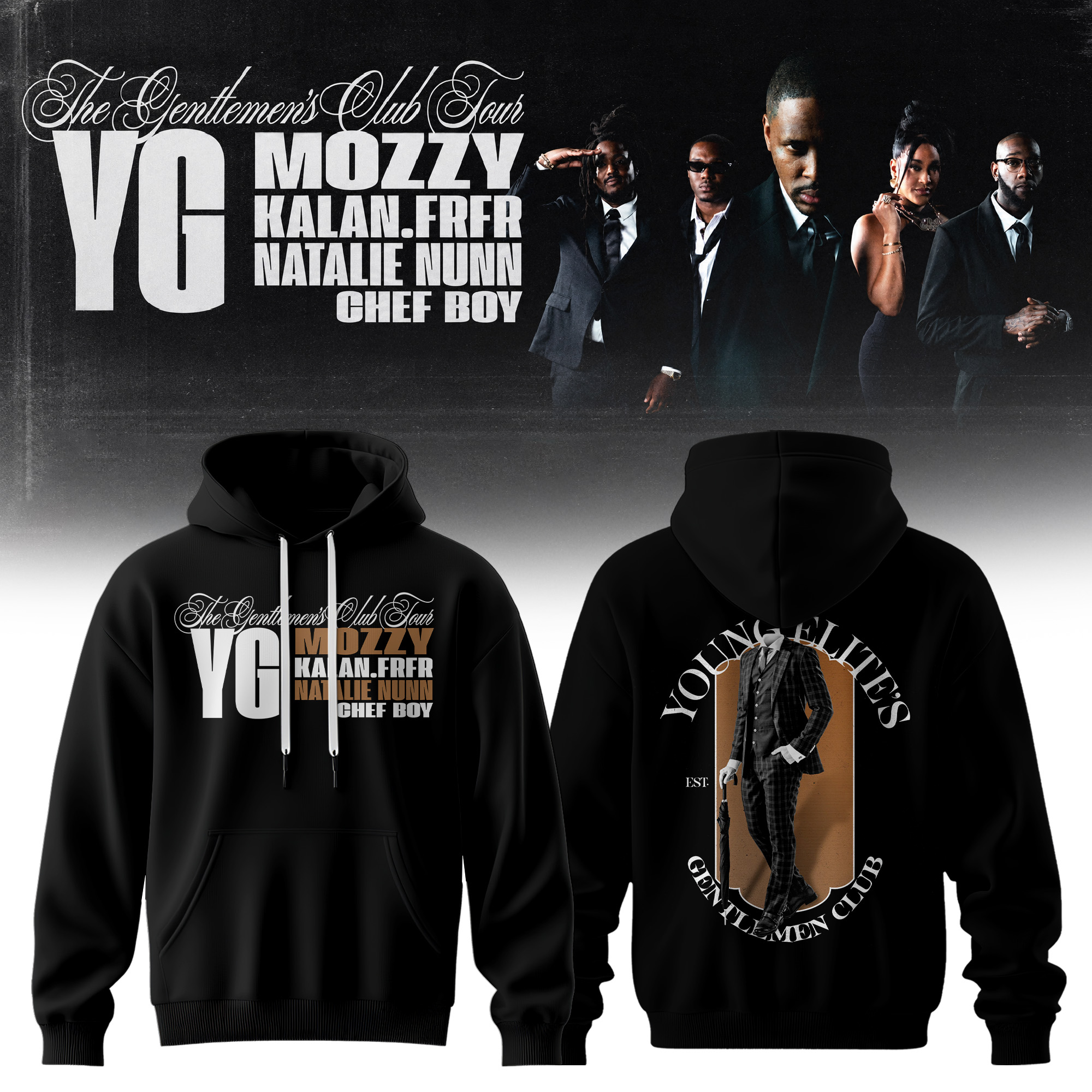 The Gentlemens Club Tour 2026 Edition Pullover Hoodie Tour Edition