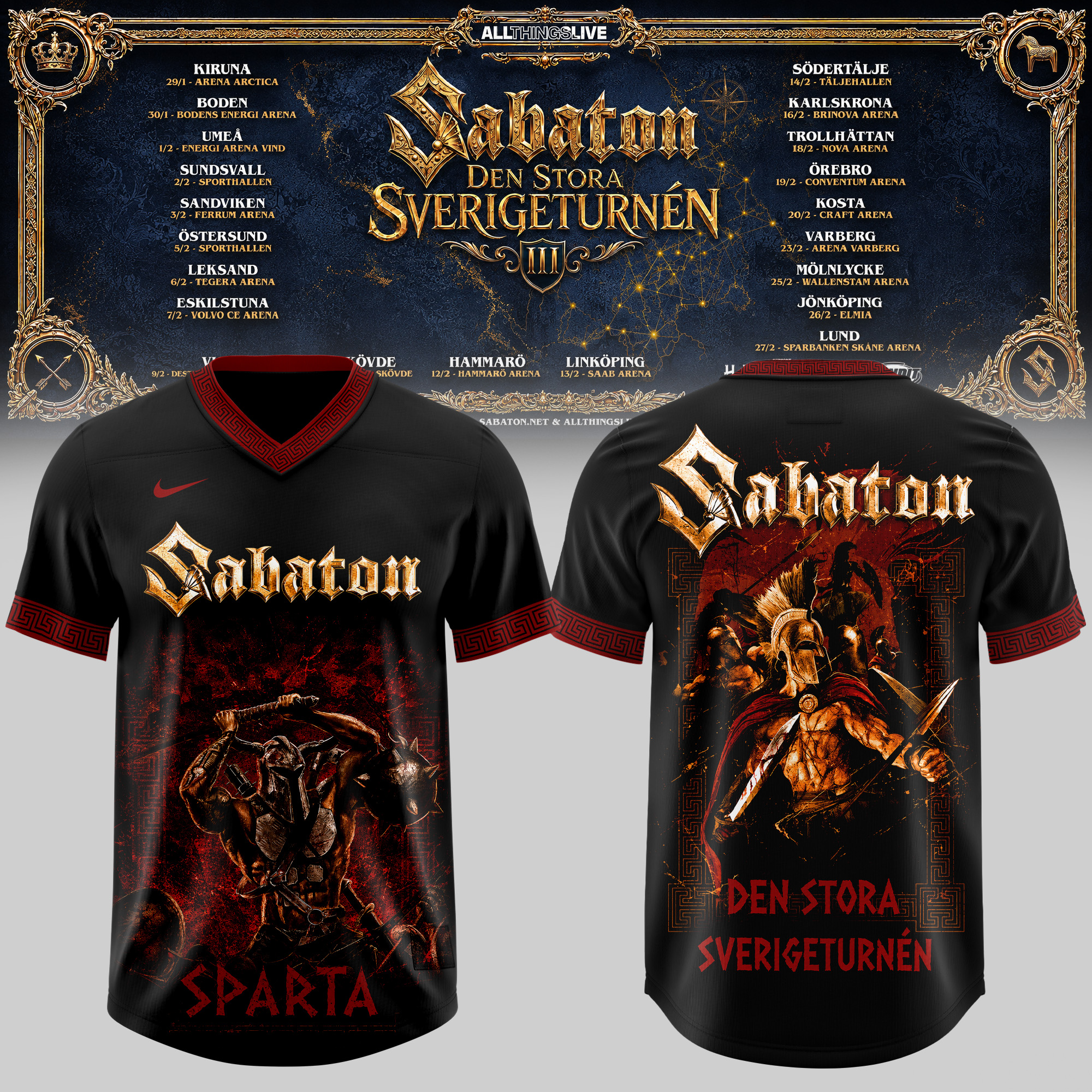 The Grand Swedish Arena Tour 2027 Edition Football Jersey Premium Collection 1 - Unicasport The Grand Swedish Arena Tour 2027 Edition Football Jersey Premium Collection