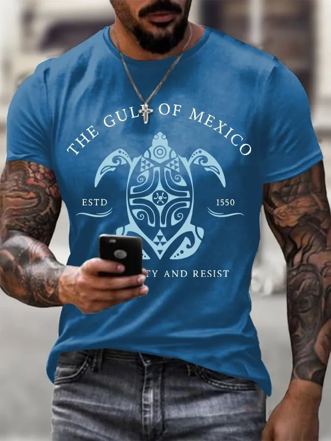 The Gulf Of Mexico Stay Salty And Resist Turtle TShirt F Trump Political TShirt