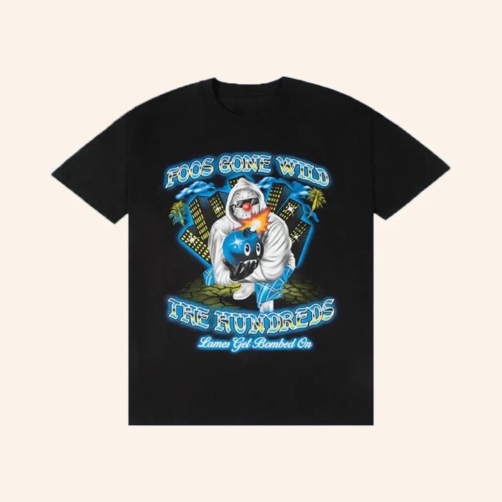 The Hundreds Merch Adam Bomb X Foos Gone Wild Bombed On TShirt Gift Ideas For Him