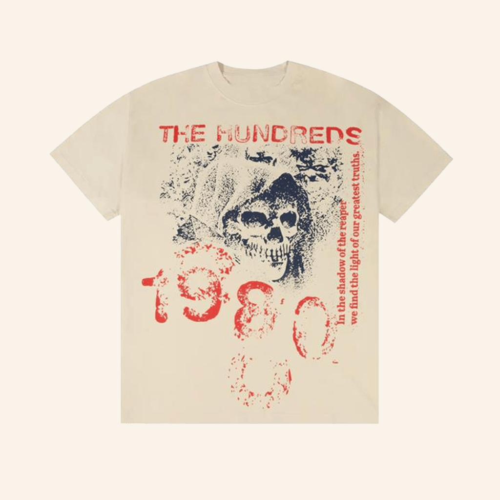 The Hundreds Merch Grim Dark Reaper TShirt Gifts For Friends