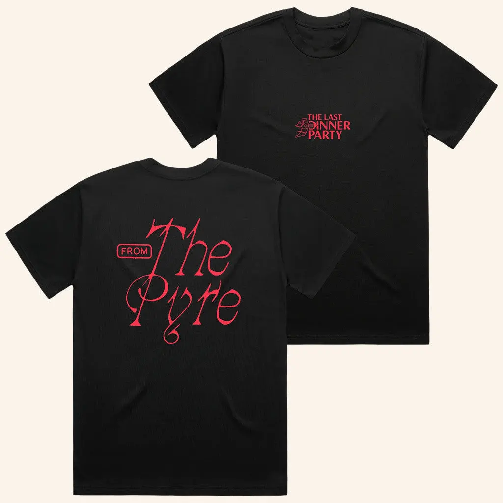 The Last Dinner Party Merch From The Pyre Black Logo TShirt Gifts For Him