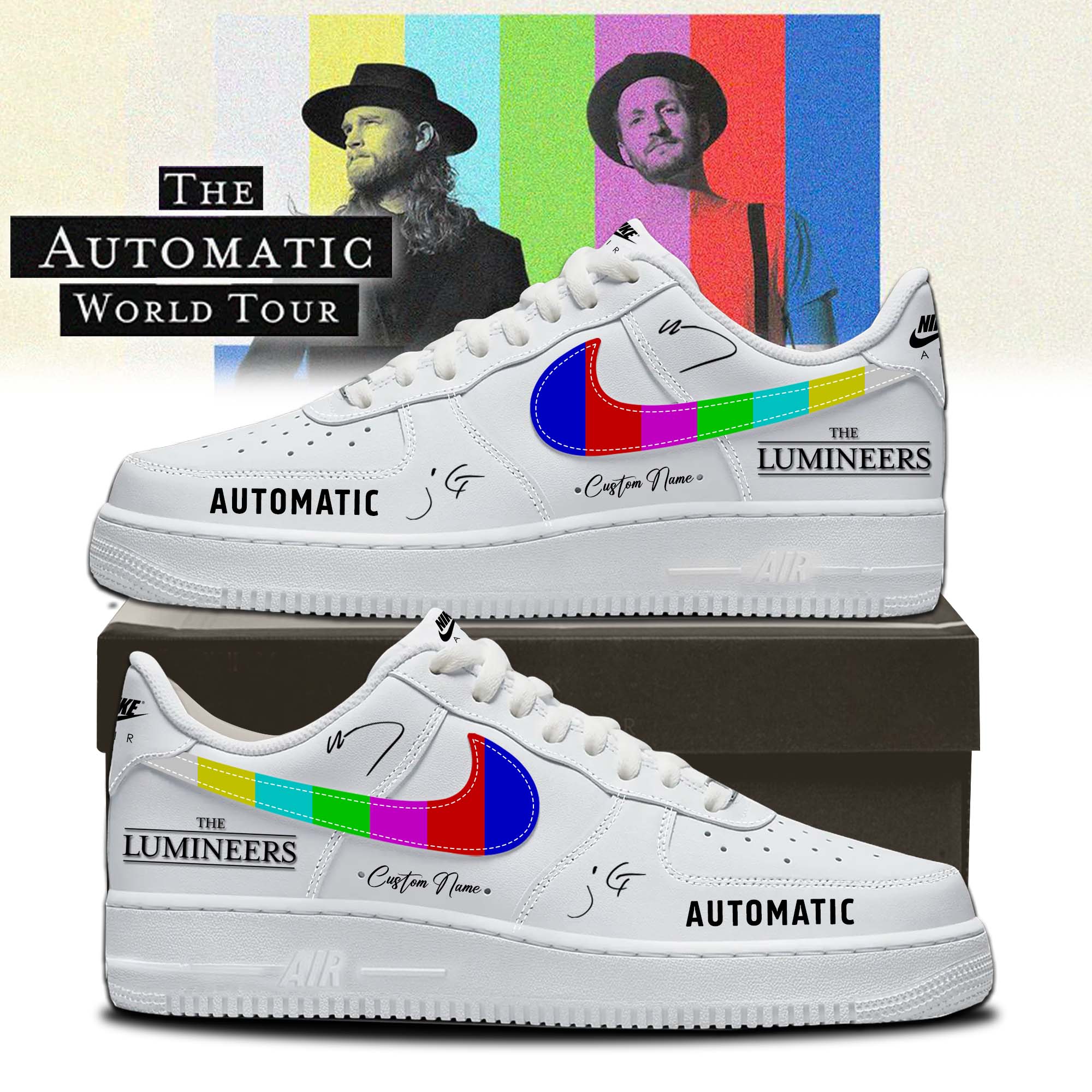 The Lumineers Automatic Fan Air Force 1 Shoes