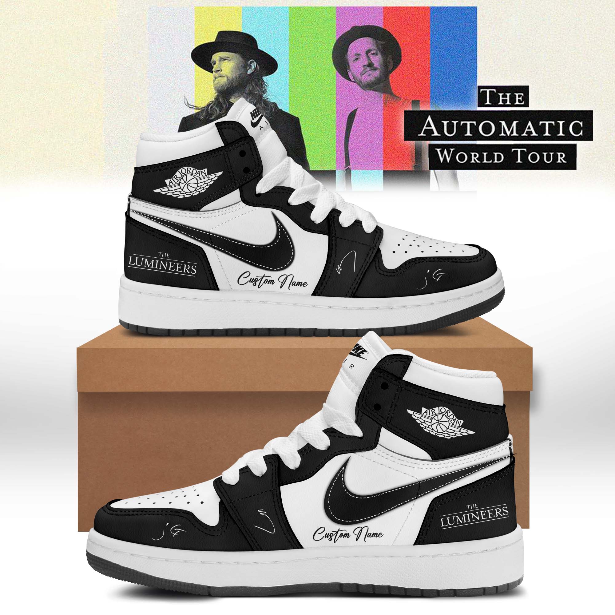 The Lumineers Automatic Limited Edition Jordan 1 Shoes