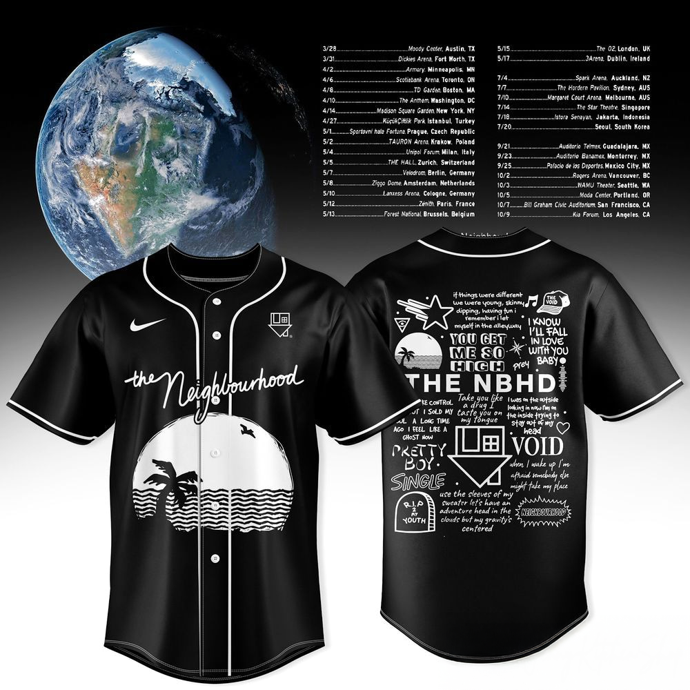 The Neighbourhood 2026 The NBHD World Tour Jersey