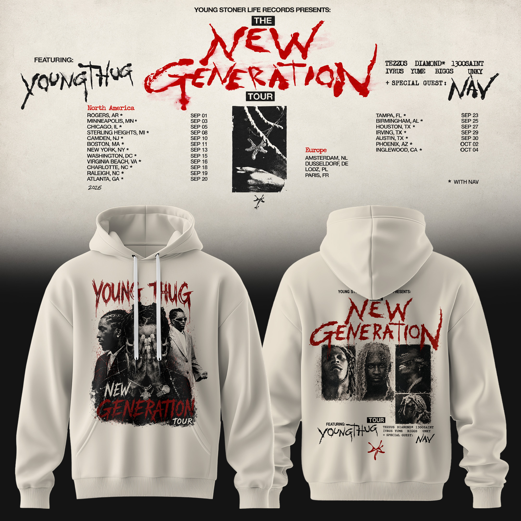 The New Generation Tour 2026 Exclusive Concert Graphic T Shirt