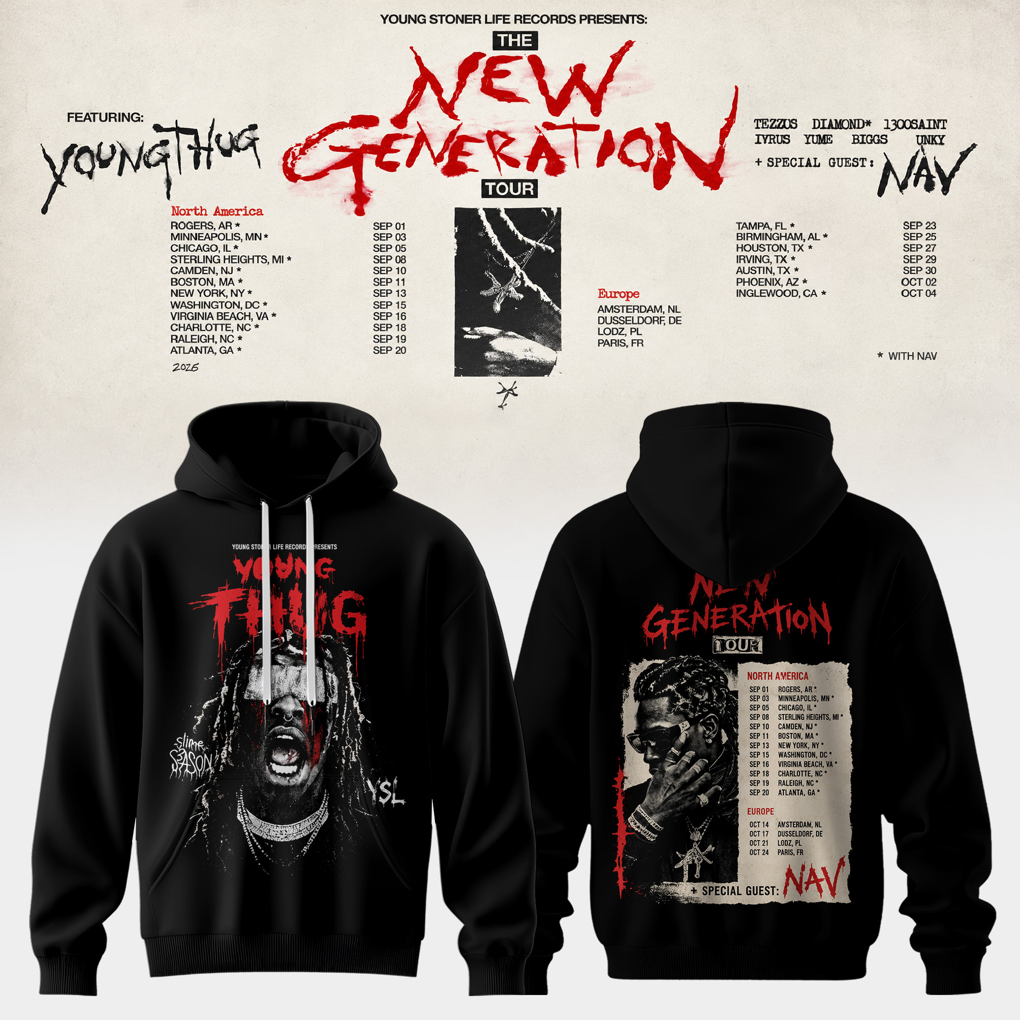 The New Generation Tour 2026 Limited Release Graphic Tee