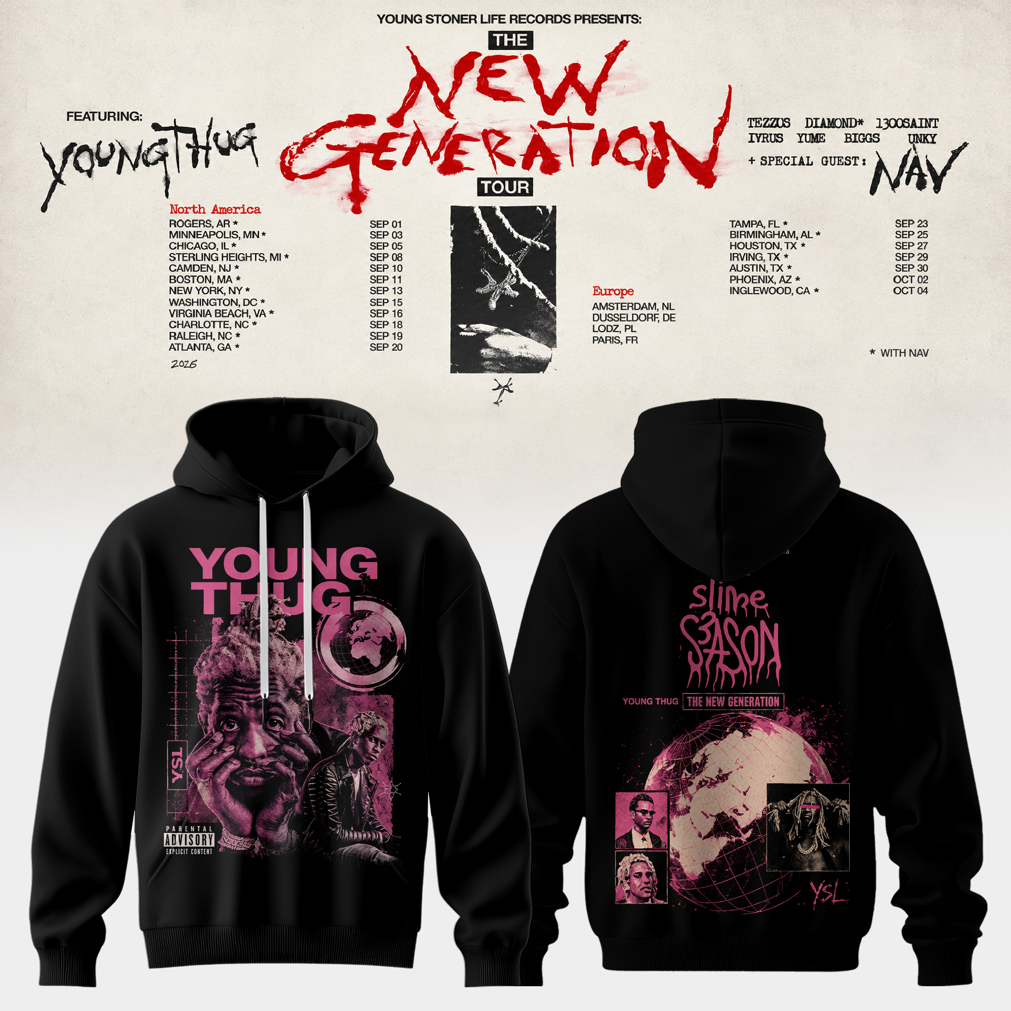 The New Generation Tour 2026 Premium Music Lover Tee