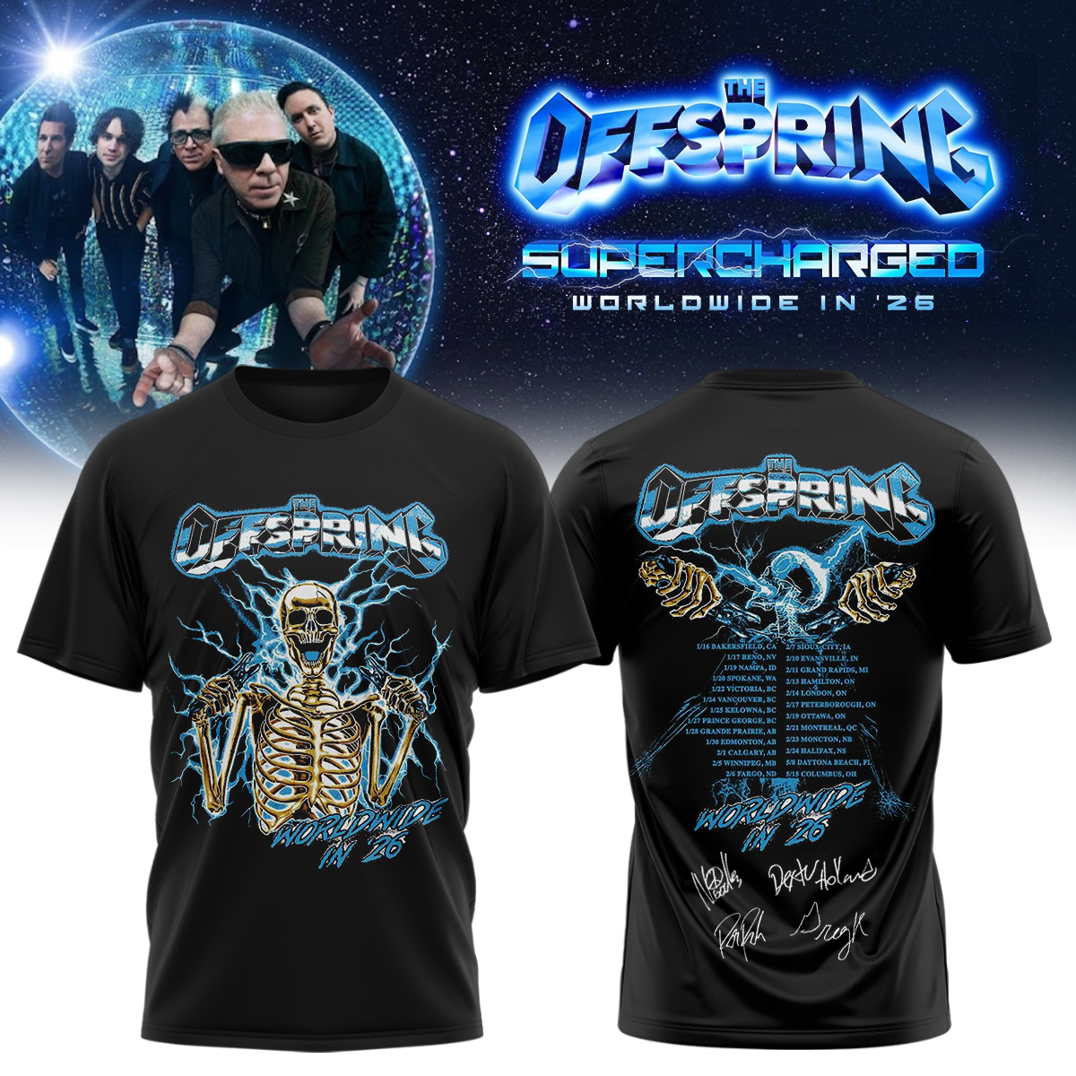 The Offspring World Tour Collectors Edition TShirt