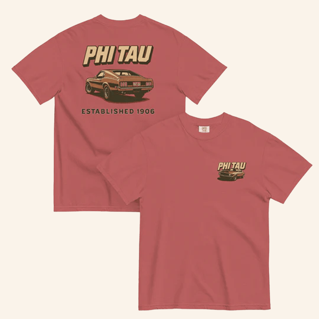 The Phi Tau Merch Phi Tau Vintage Cars TShirt Gifts For Husband