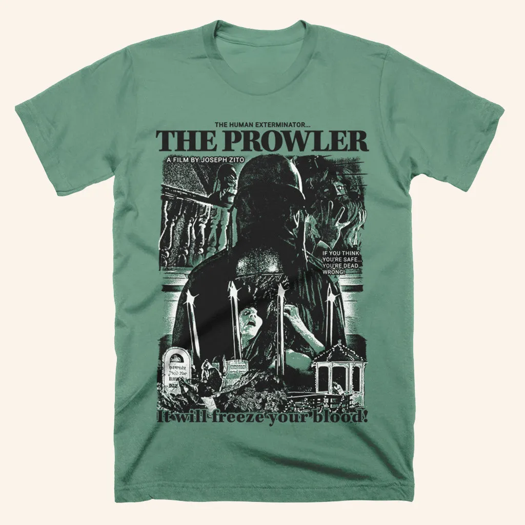 The Prowler Blood Runs Cold TShirt Halloween Apparel Gift Ideas For Friends