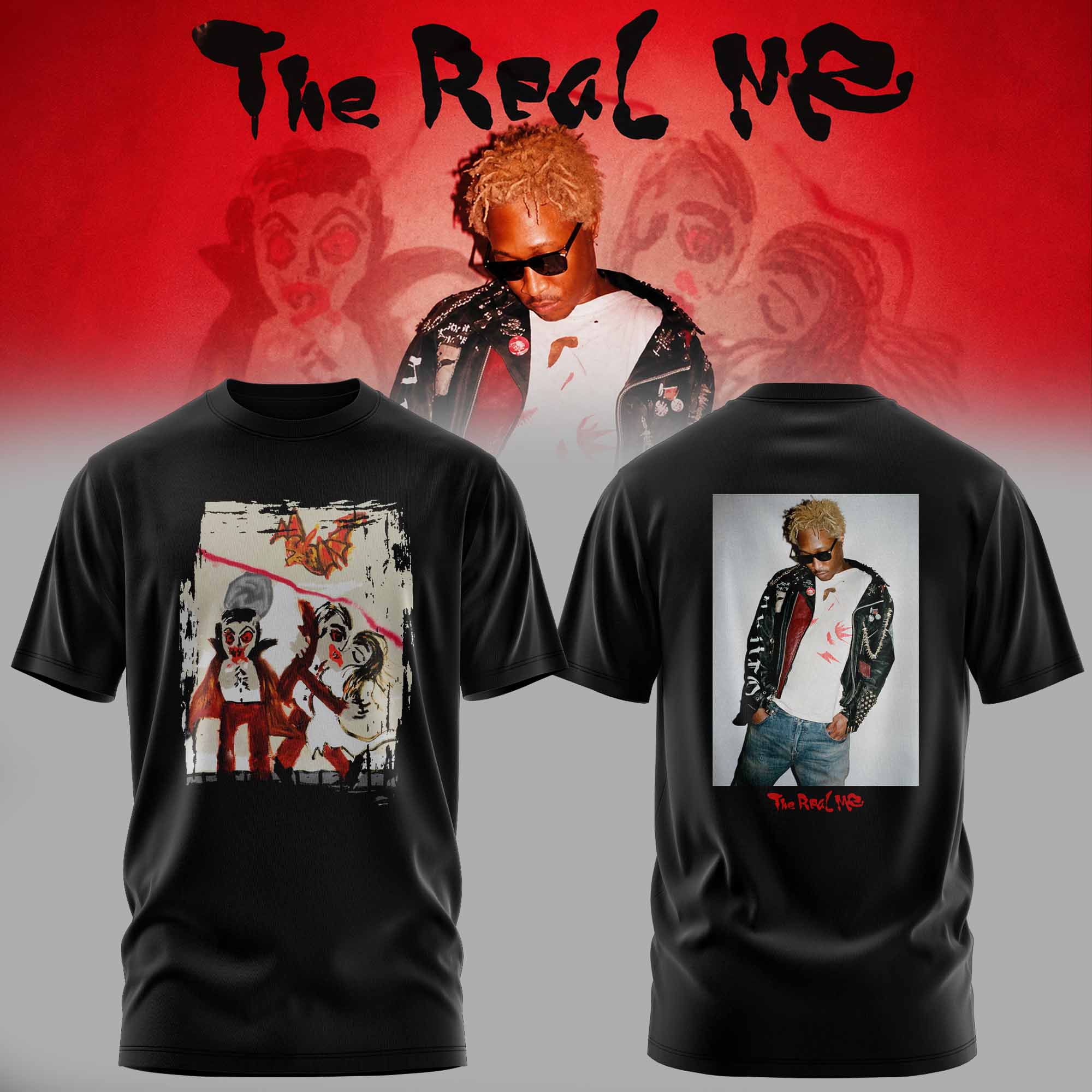 The Real Me 3D All Over Print T Shirt TS1 Style Premium Graphic Apparel