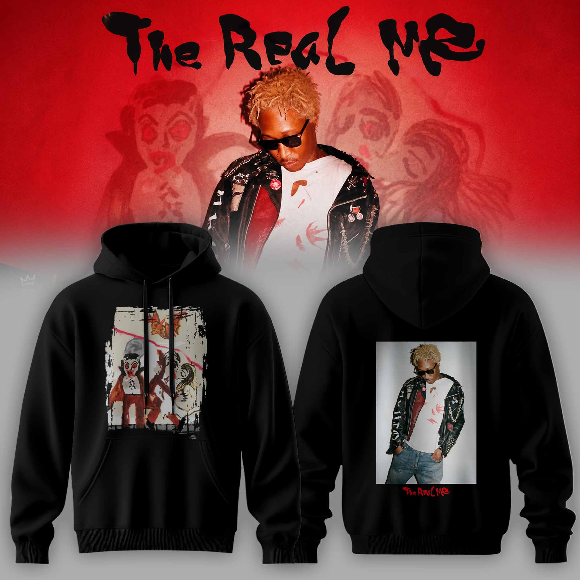 The Real Me Premium 3D Hoodie HD1 Style Graphic Sweatshirt
