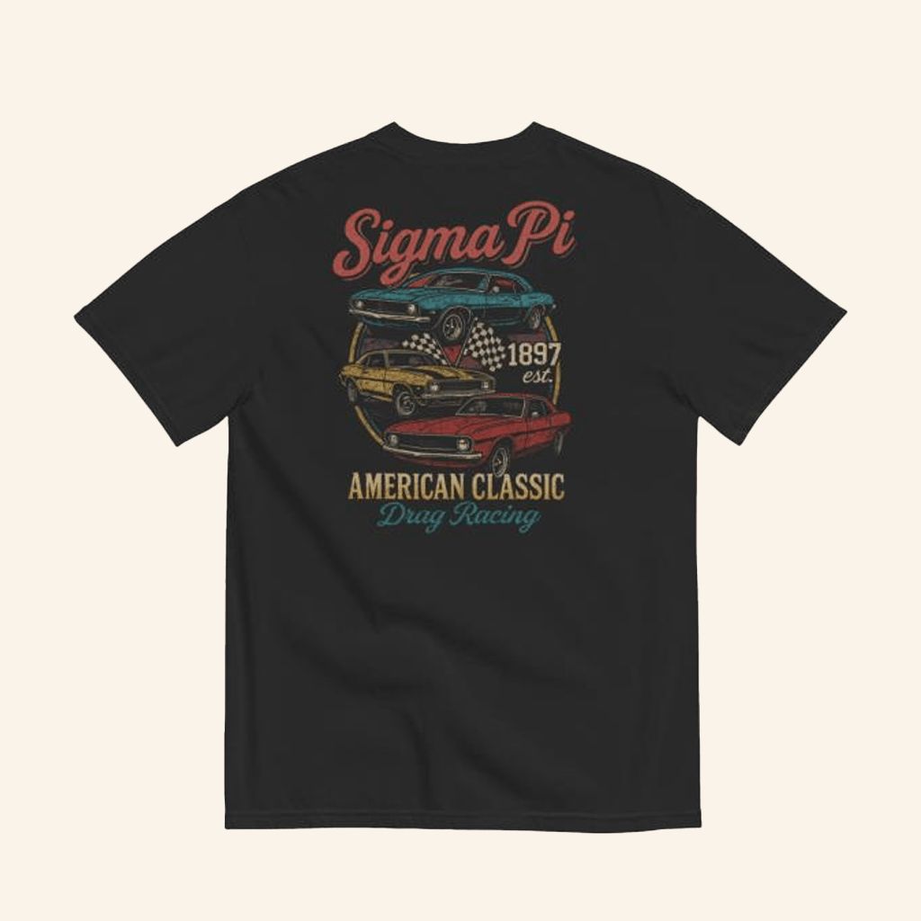 The Sigma Pi Merch Sigma Pi Vintage Cars TShirt Gifts For Him