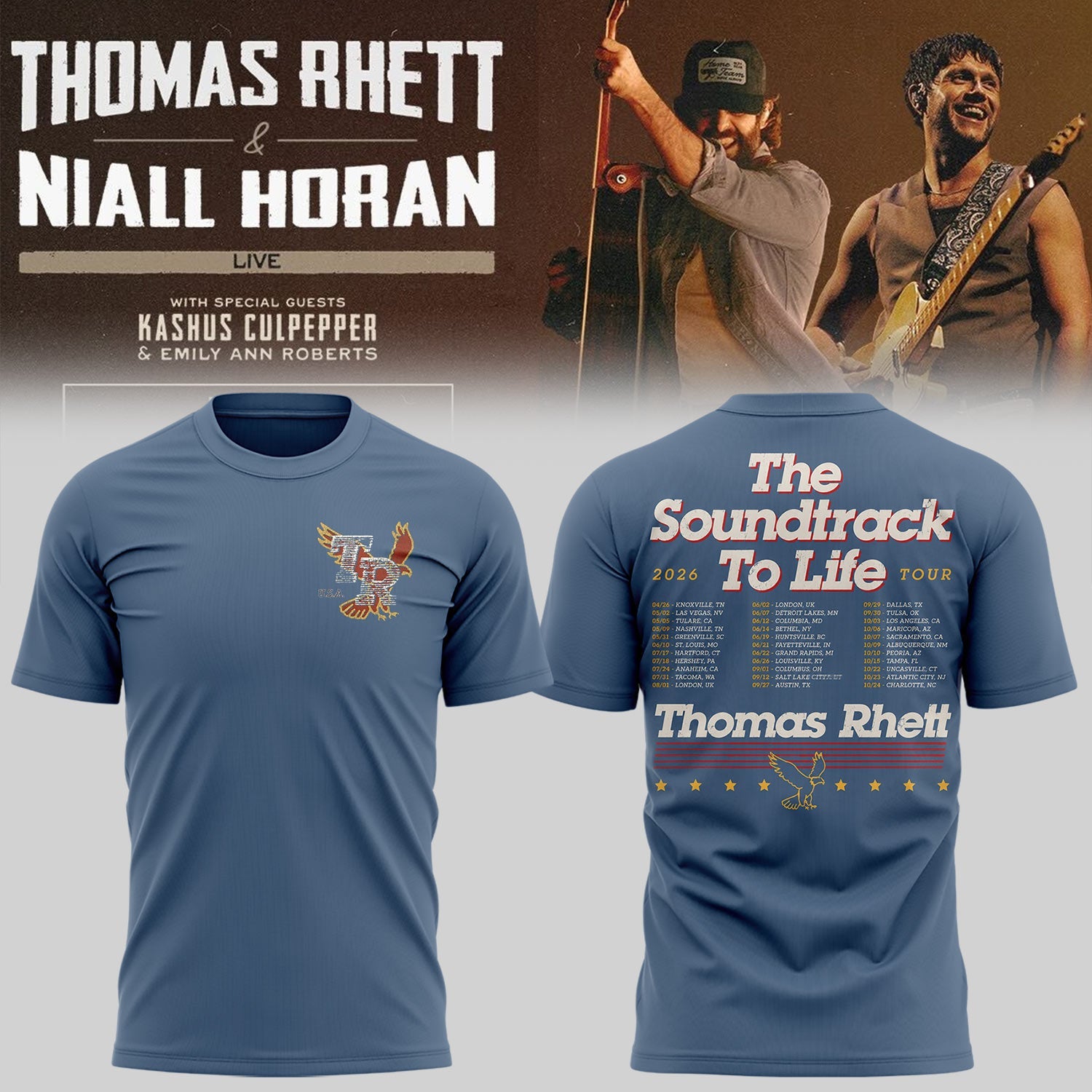 The Soundtrack To Life Tour Exclusive Music Graphic Tee