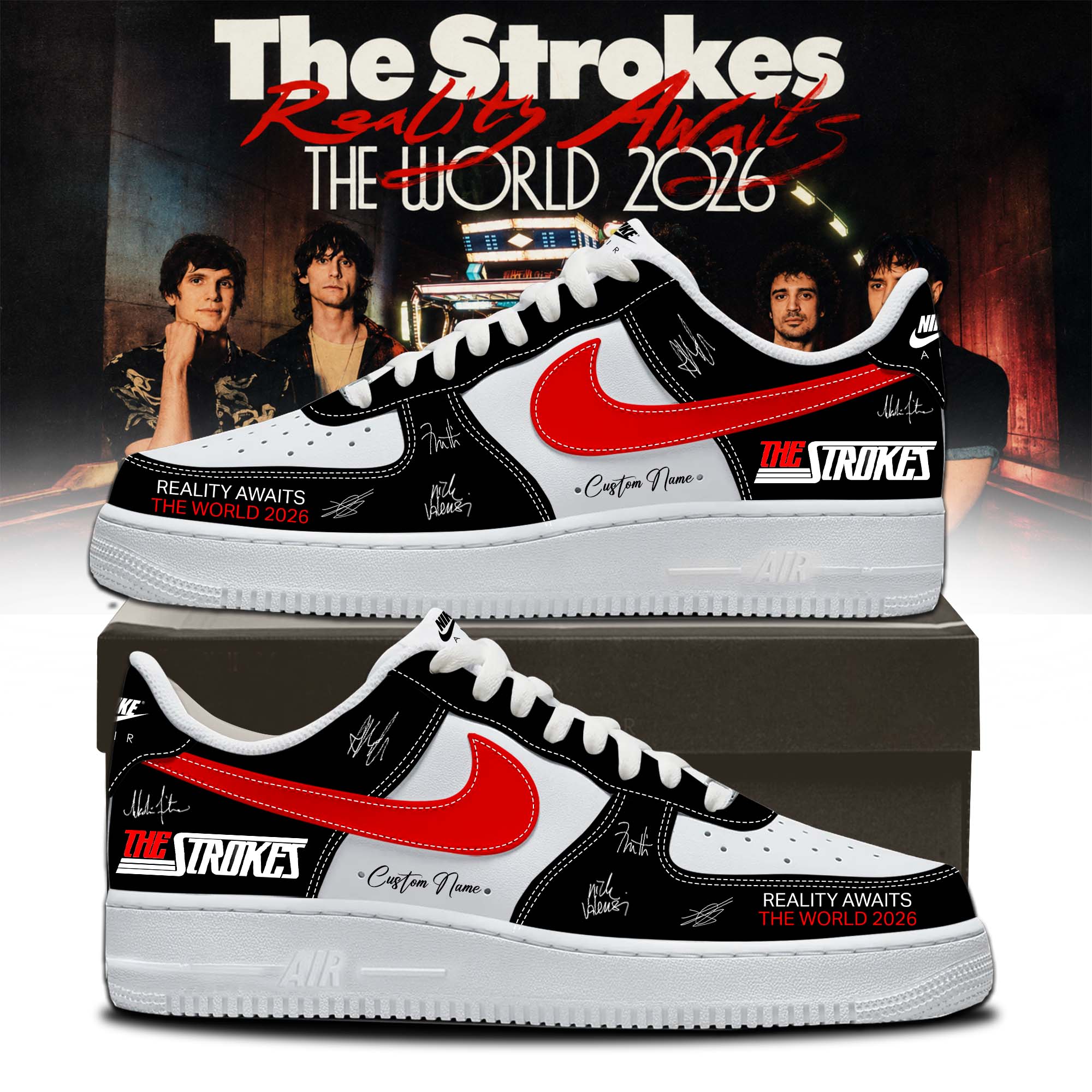 The Strokes Reality Awaits Tour 2026 Collector Streetwear Sneakers