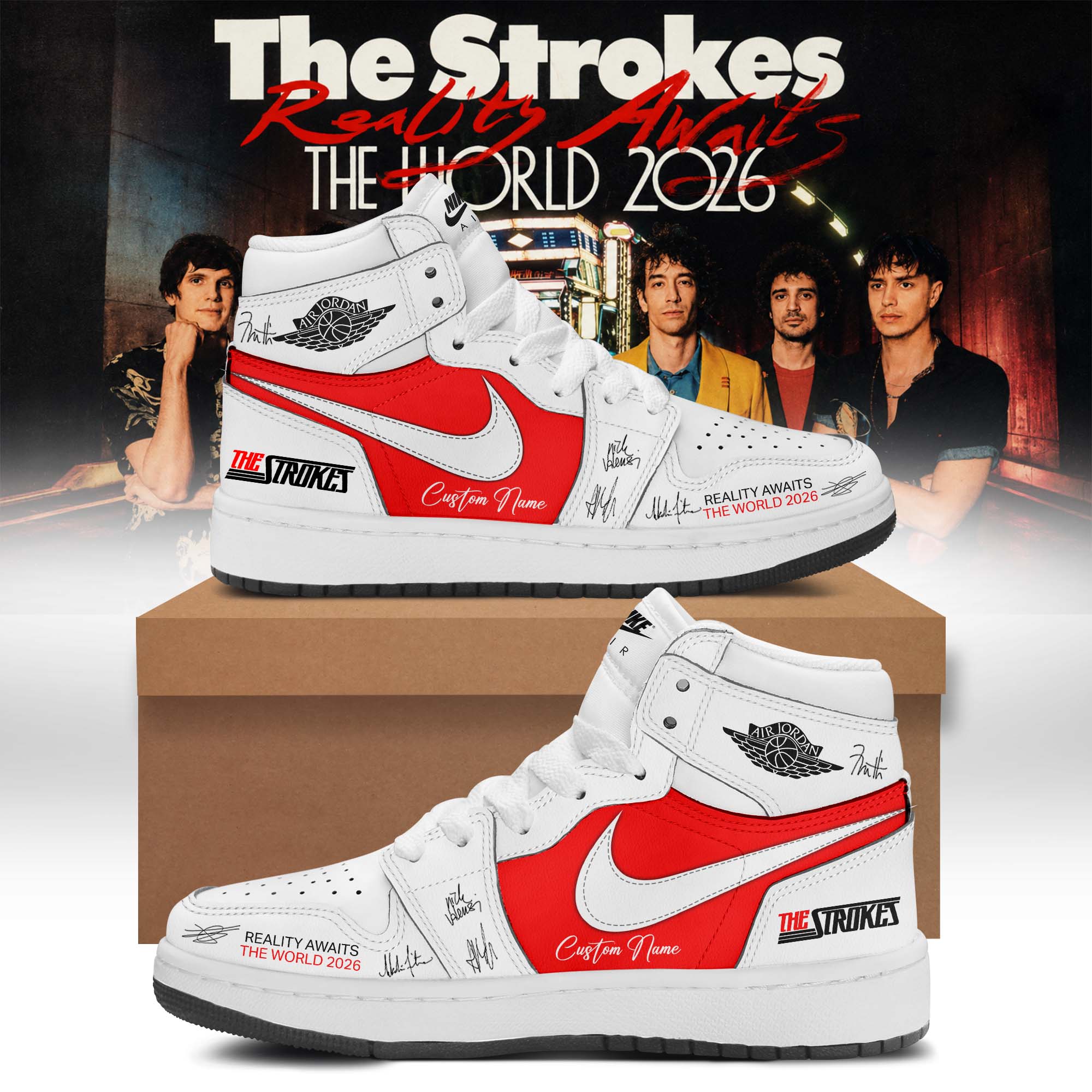 The Strokes Reality Awaits Tour 2026 Exclusive Lifestyle Footwear