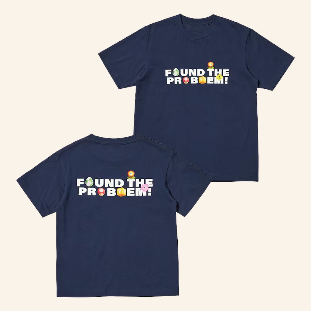 The Super Mario Merch 2026 Found The Problem TShirt The Super Mario Galaxy Movie Merch