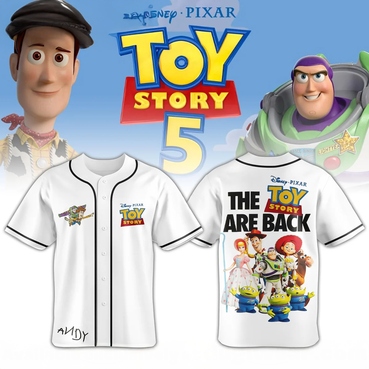 The Toys Are Back Premium Baseball Jersey Collection