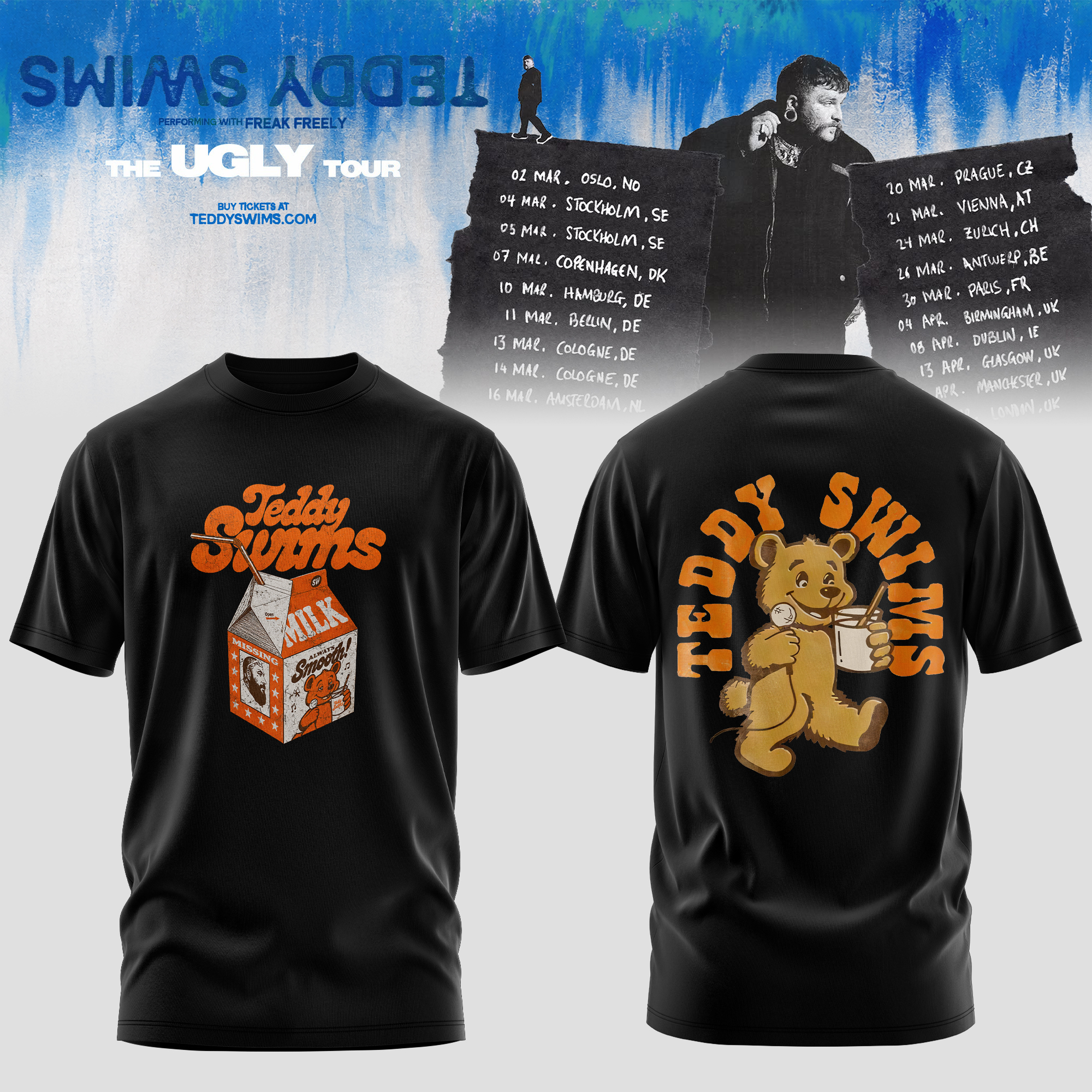 The Ugly Tour Concert Graphic TShirt