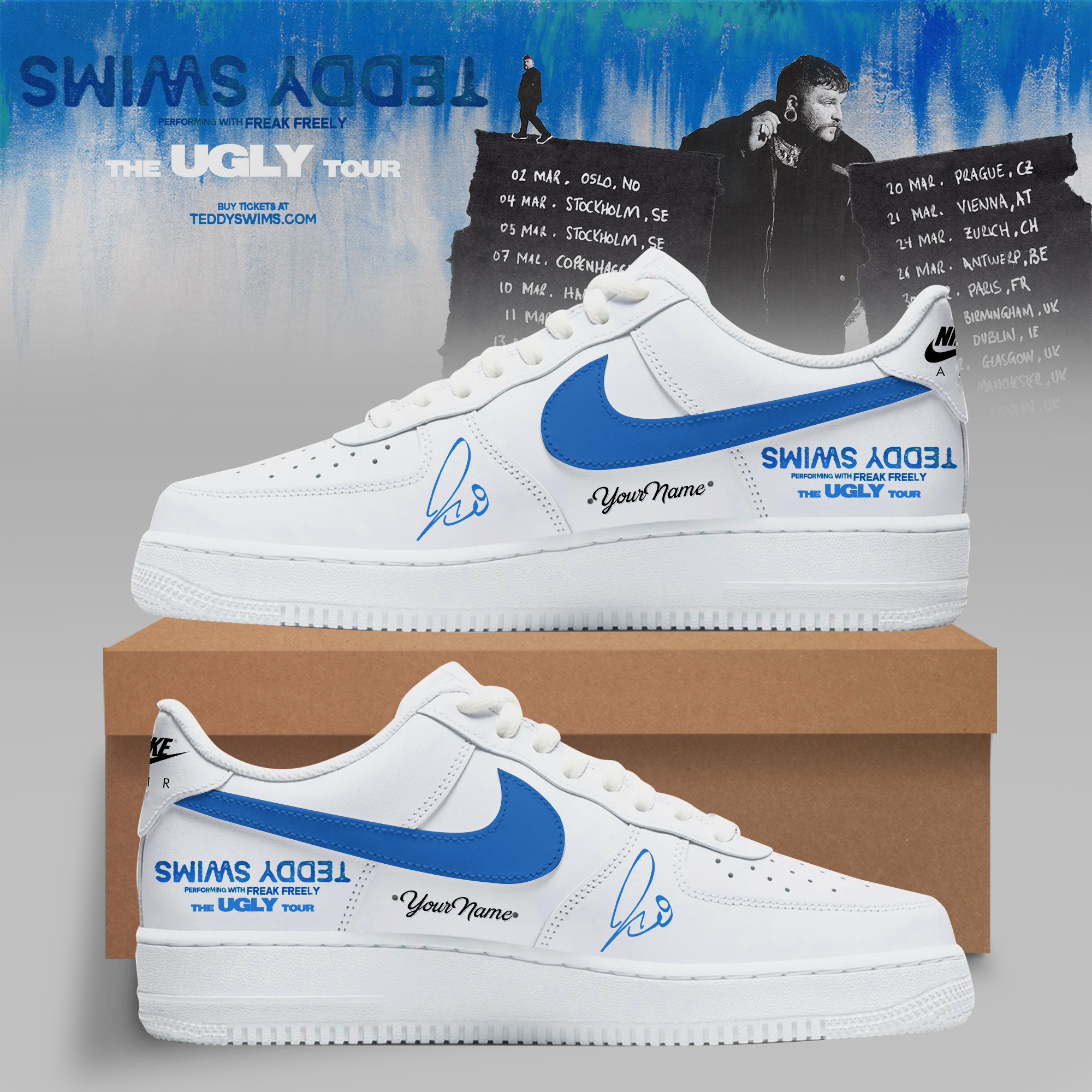 The Ugly Tour Custom Jordan 1 Sneakers