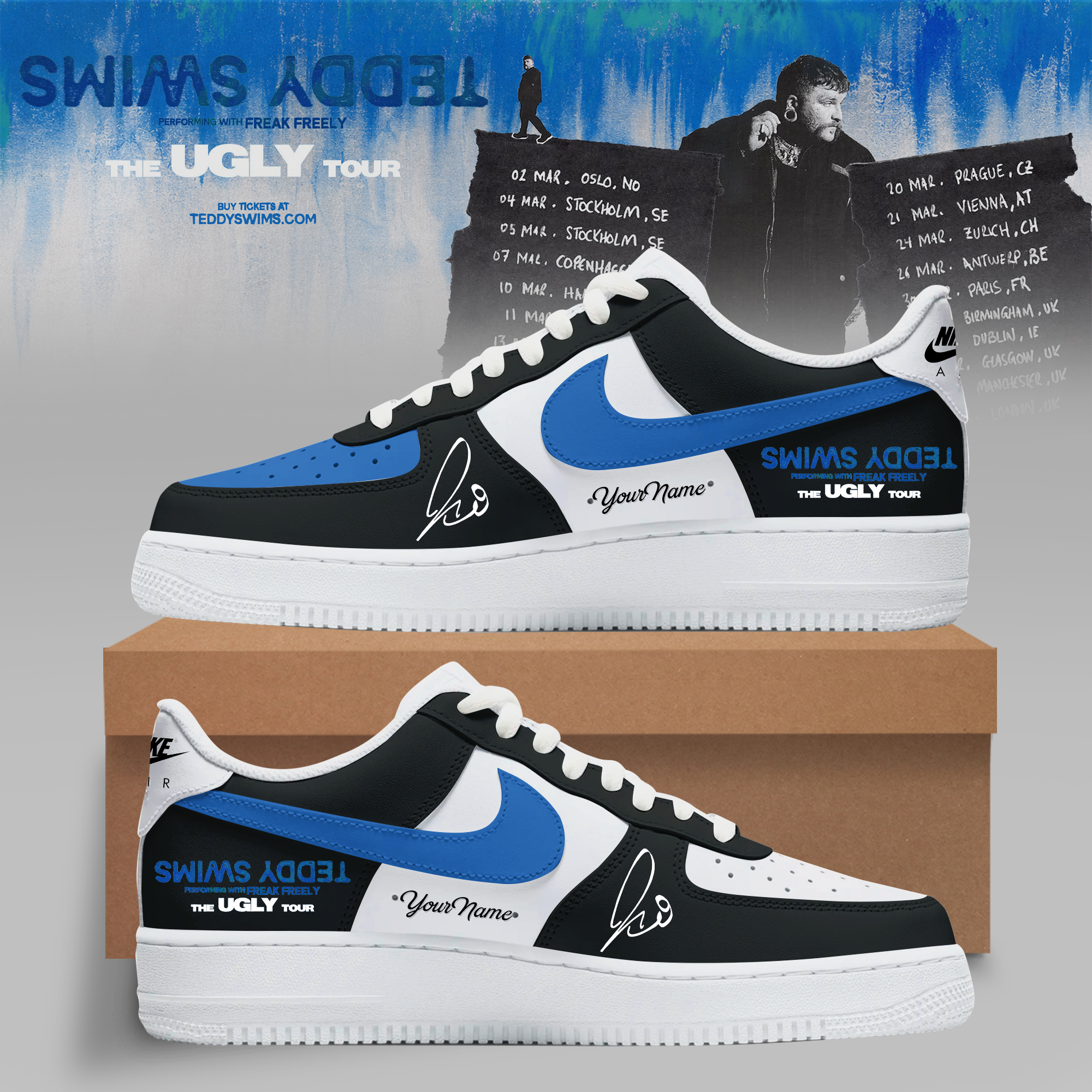 The Ugly Tour Limited Edition AF1 Sneakers