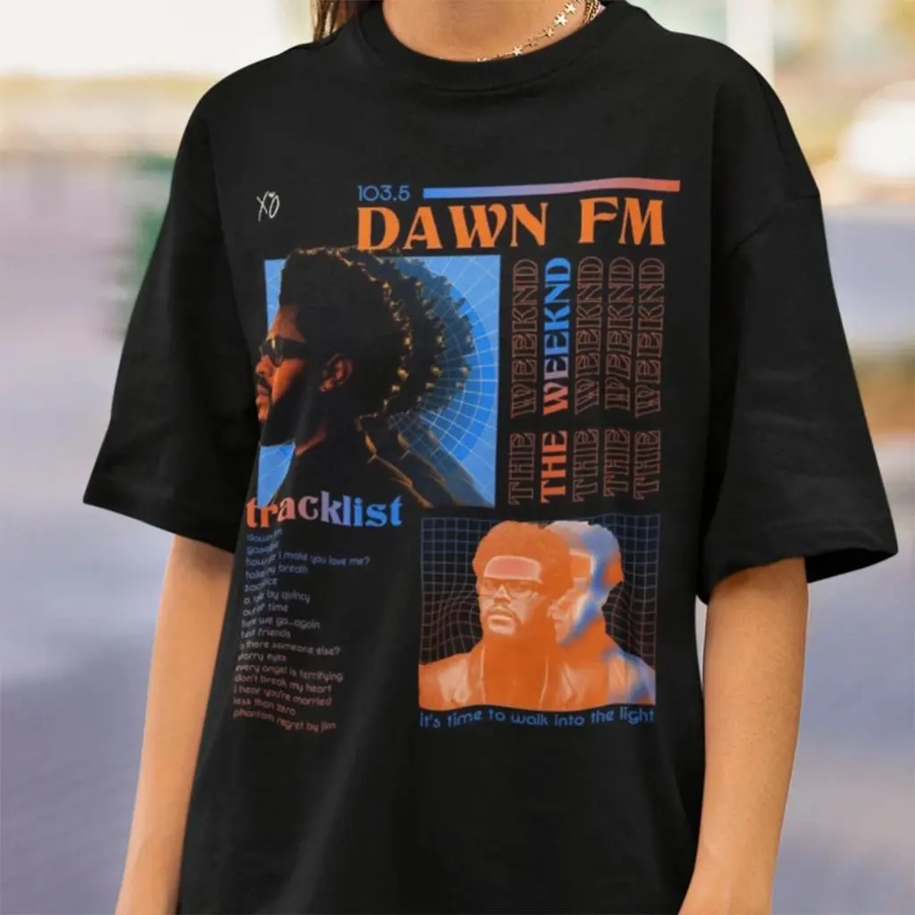The Weeknd Merch Tracklist TShirt Gift Ideas For Music Lovers