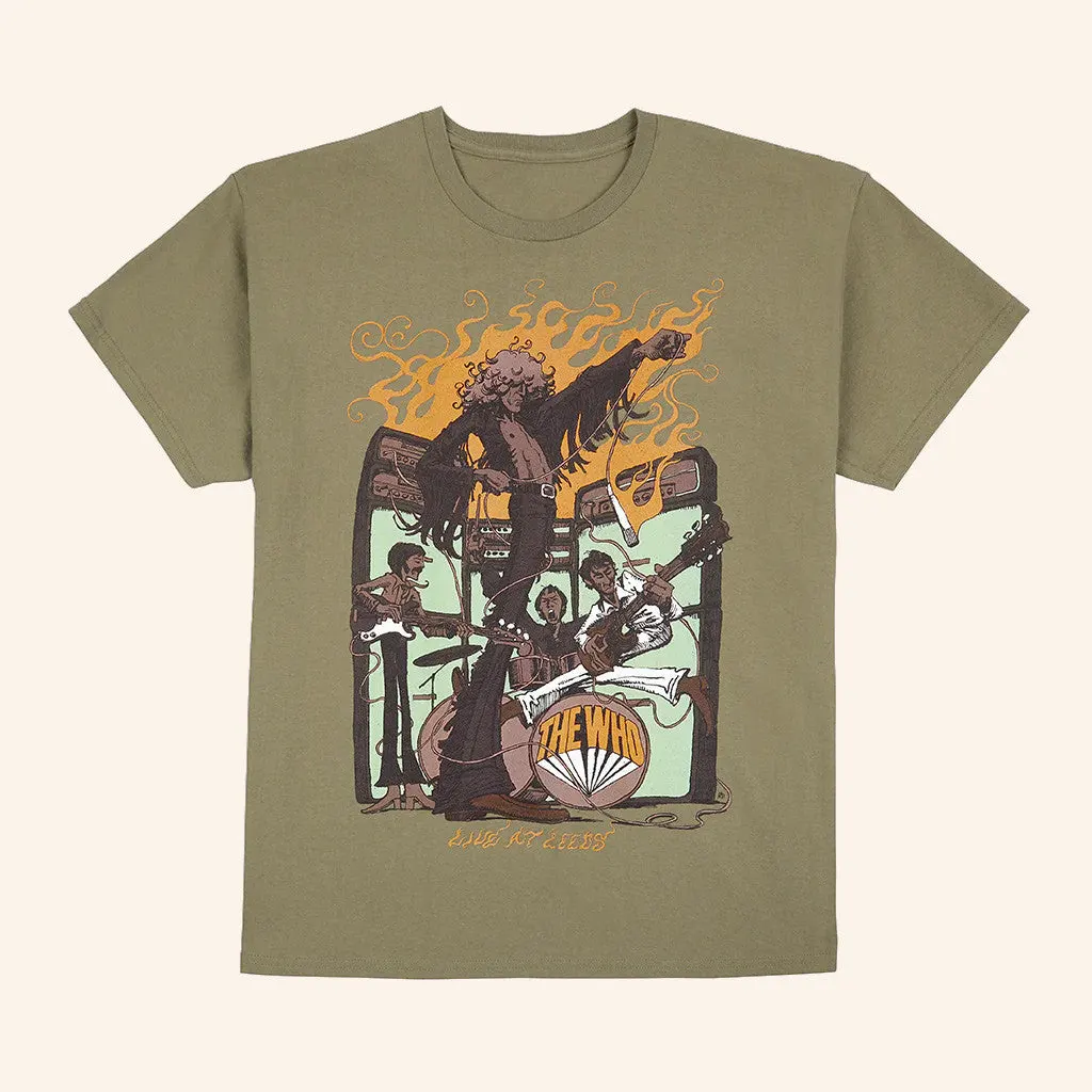 The Who Merch 1970 The Who Live At Leeds TShirt Gifts For Husband