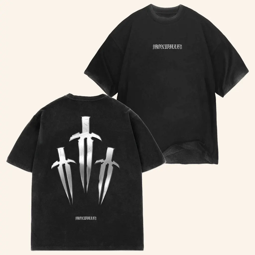Theironwilled Merch Triple Chrome Dagger TShirt Gift Ideas For Besties