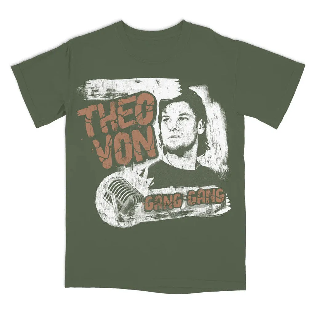 Theo Von Merch Theo Von Gang Gang TShirt Green Gifts For Him