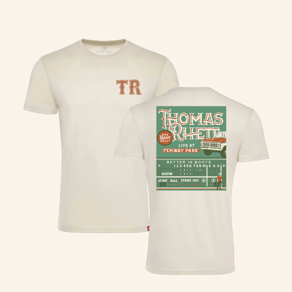 Thomas Rhett Merch 2025 Better In Boots Boston TShirt