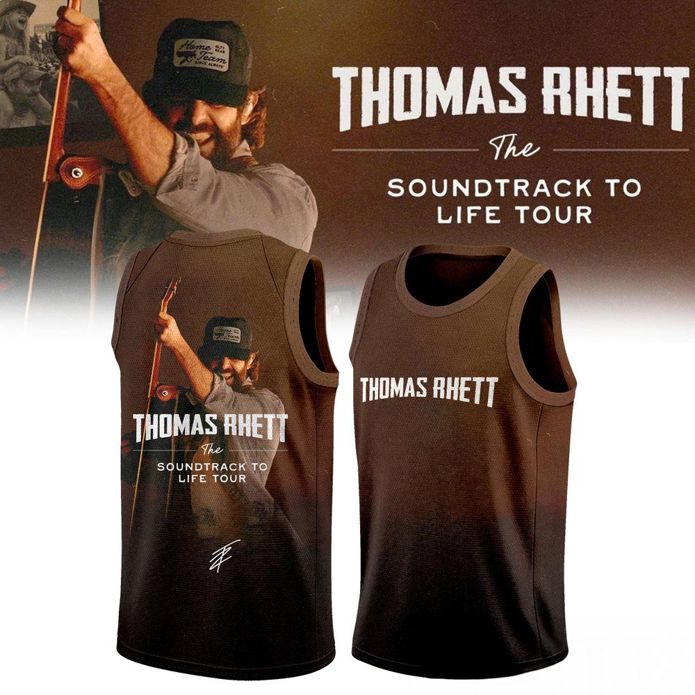 Thomas Rhett The Soundtrack To Life Tour Limited Edition Signature Basketball Jersey Country Music Concert Fan Apparel 1 - Unicasport Thomas Rhett The Soundtrack To Life Tour Limited Edition Signature Basketball Jersey Country Music Concert Fan Apparel