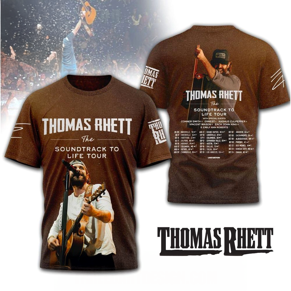 Thomas Rhett The Soundtrack To Life Tour TShirt