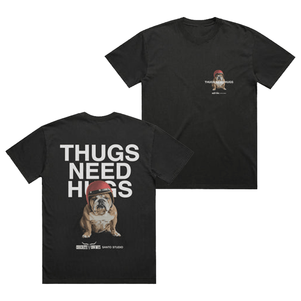 Thugs Need Hugs Shirt Santo Studio Bulldog TShirt Meaningful Fathers Day Gifts