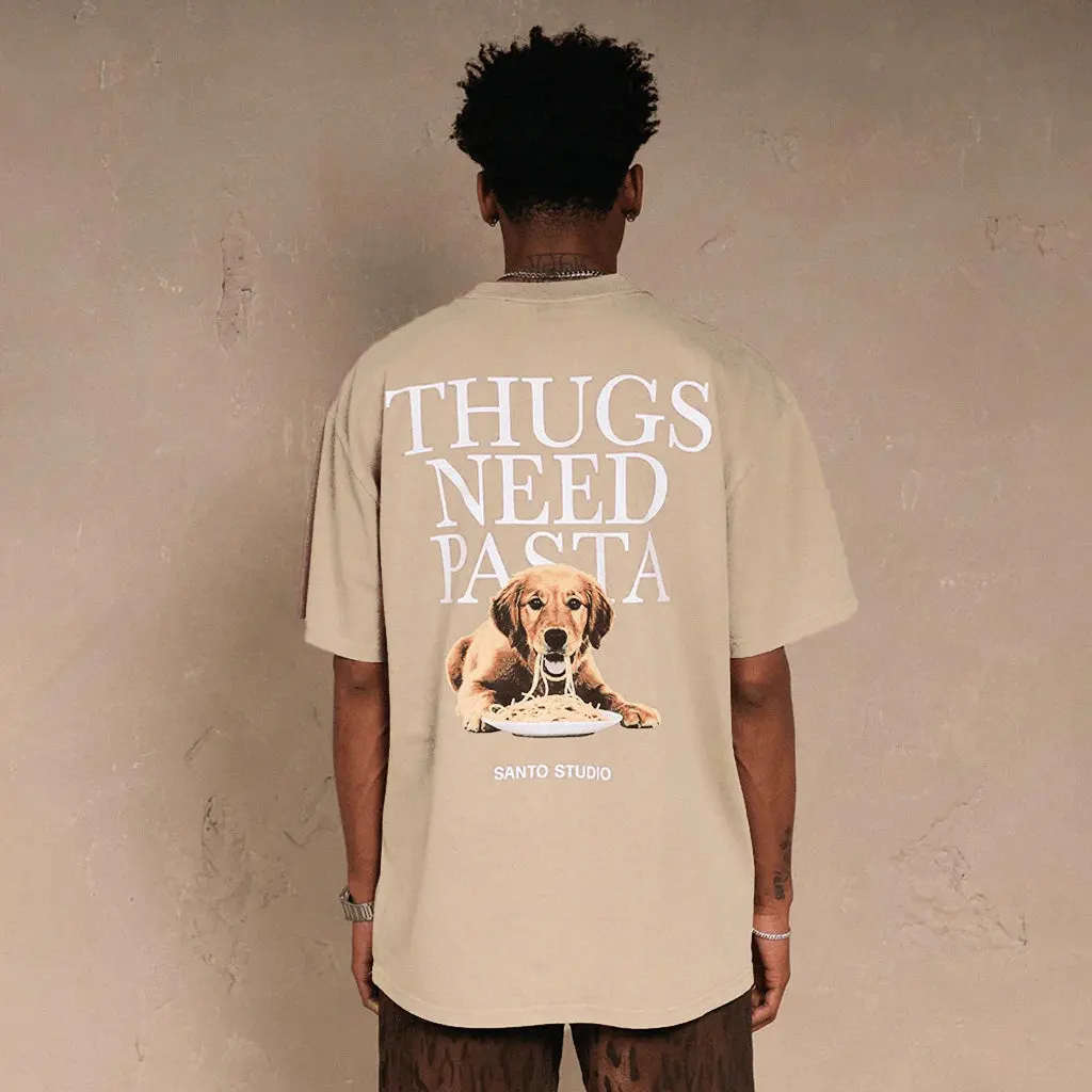 Thugs Need Pasta Shirt Santo Studio Dog TShirt Funny Fathers Day Gifts 1