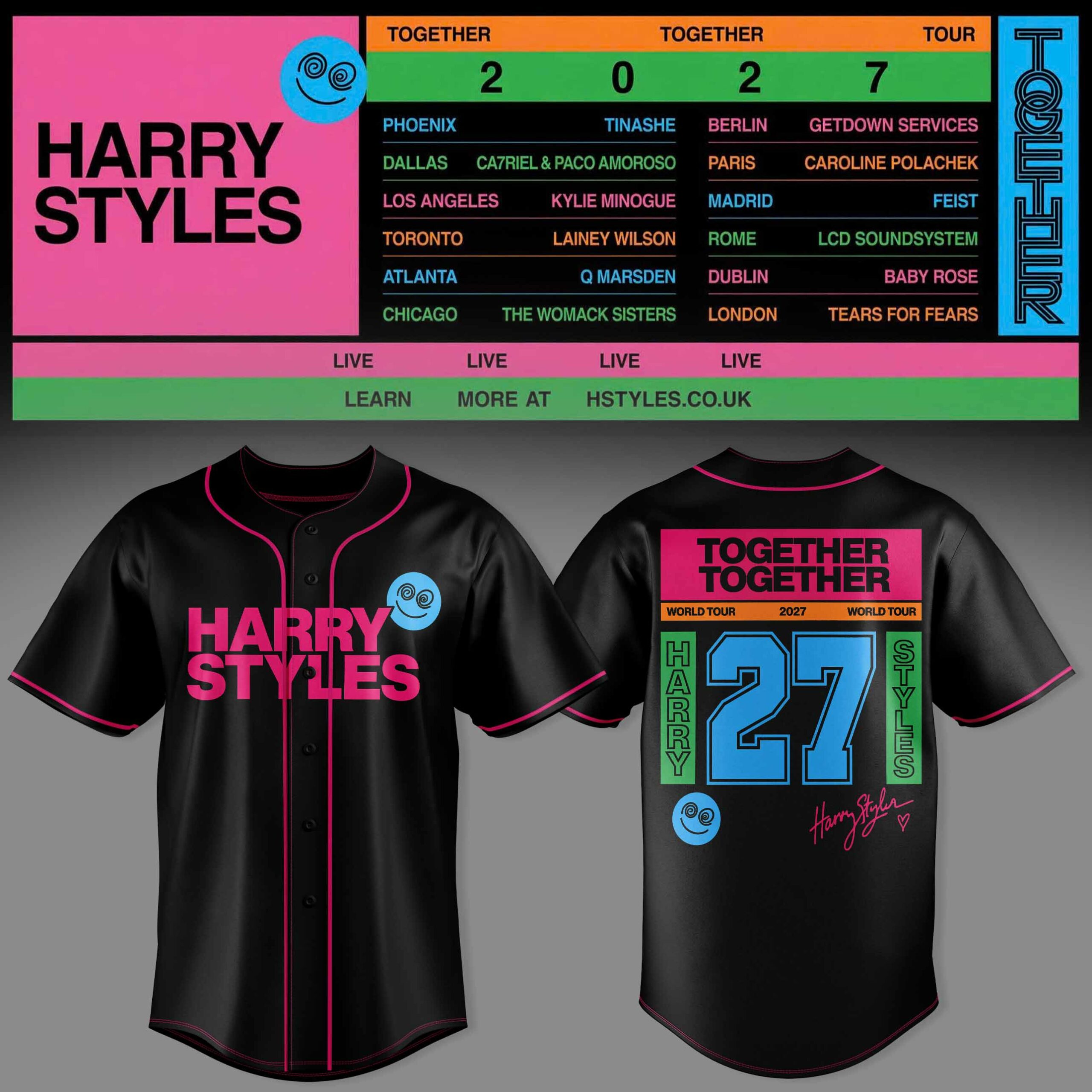 Together Together 2027 World Tour Jersey Concert Apparel 2 - Unicasport Together Together 2027 World Tour Jersey Concert Apparel