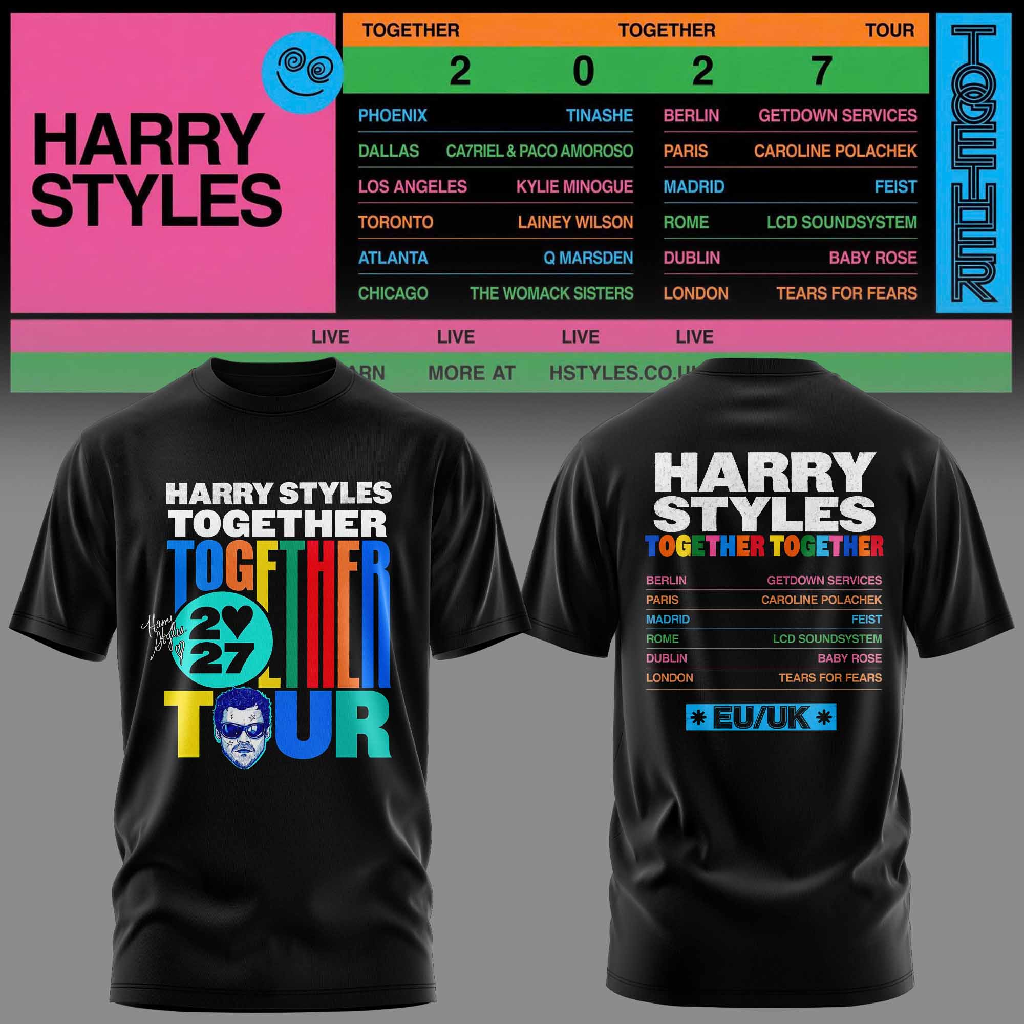 Together Together EuUk Tour 2027 Jersey Concert Apparel Tour Apparel 1 - Unicasport Together Together EuUk Tour 2027 Jersey Concert Apparel Tour Apparel