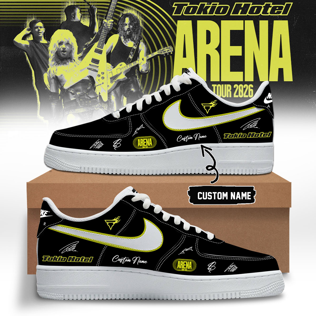 Tokio Hotel Arena Tour 2026 Collector Lifestyle Sneakers